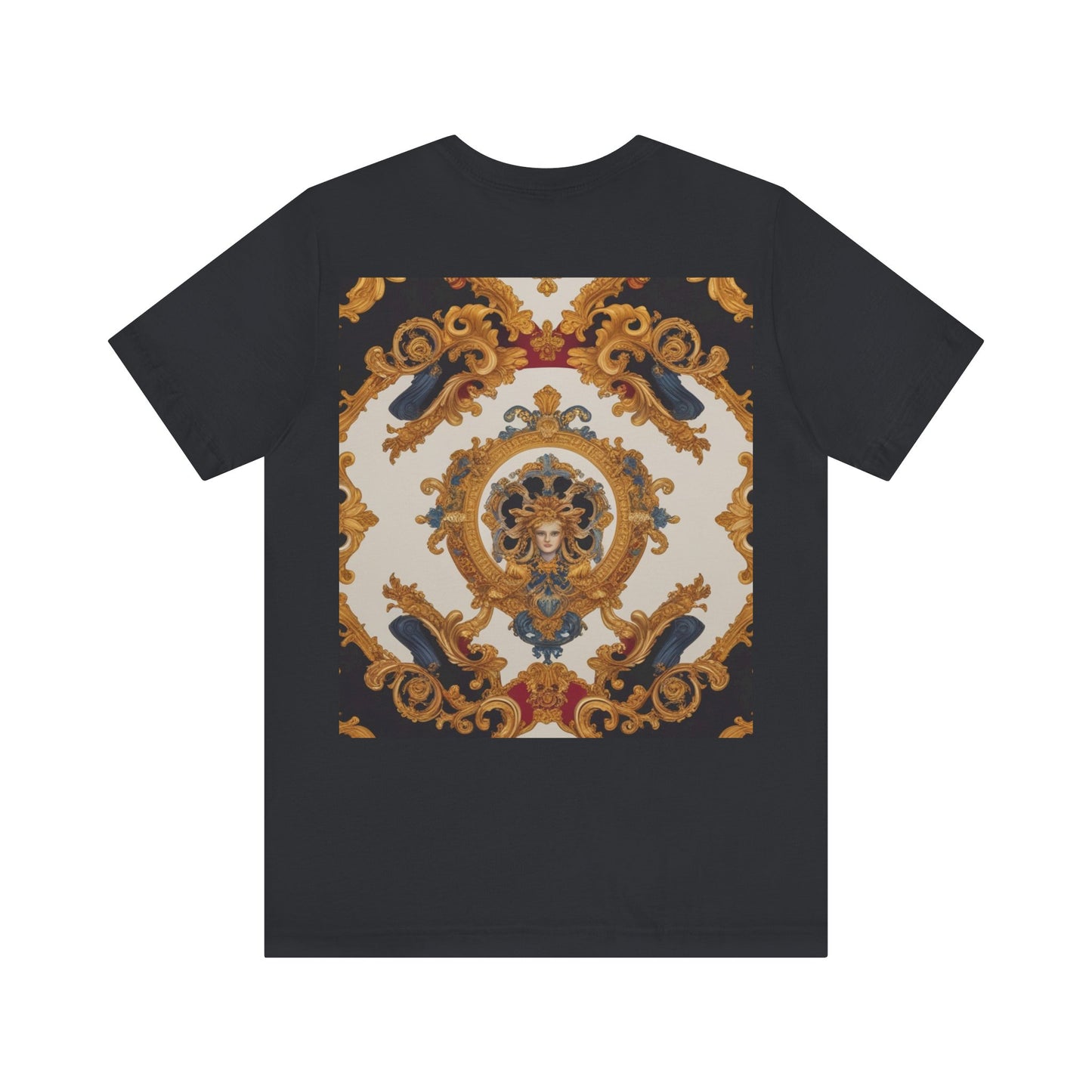 Elegant Baroque Style Graphic Tee - Unisex Short Sleeve T-Shirt - JW Store