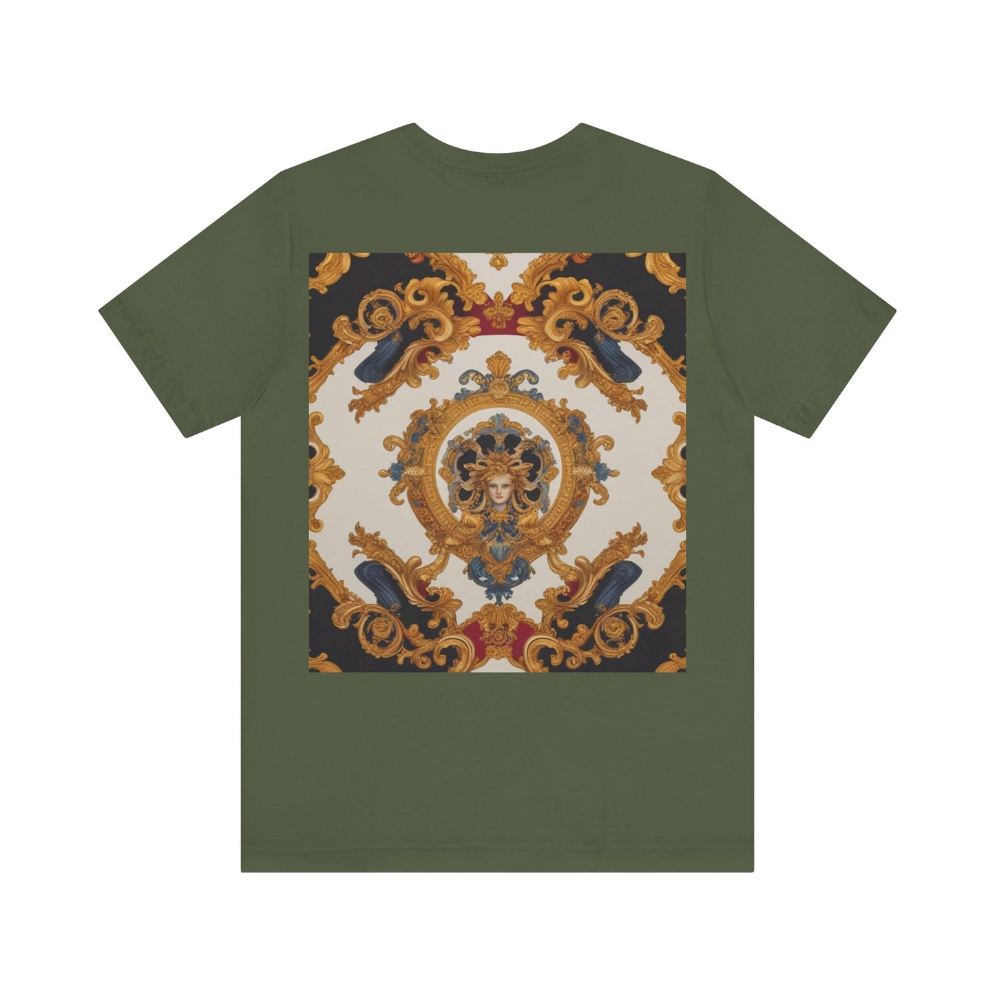 Elegant Baroque Style Graphic Tee - Unisex Short Sleeve T-Shirt - JW Store