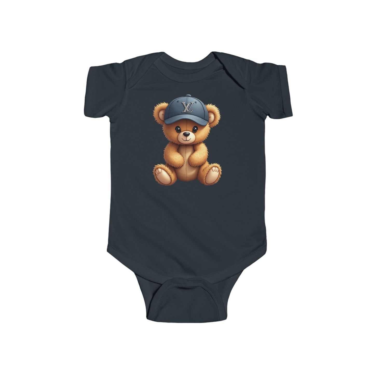 Cute Bear-Printed Infant Bodysuit - Adorable Baby Outfit - JW Store