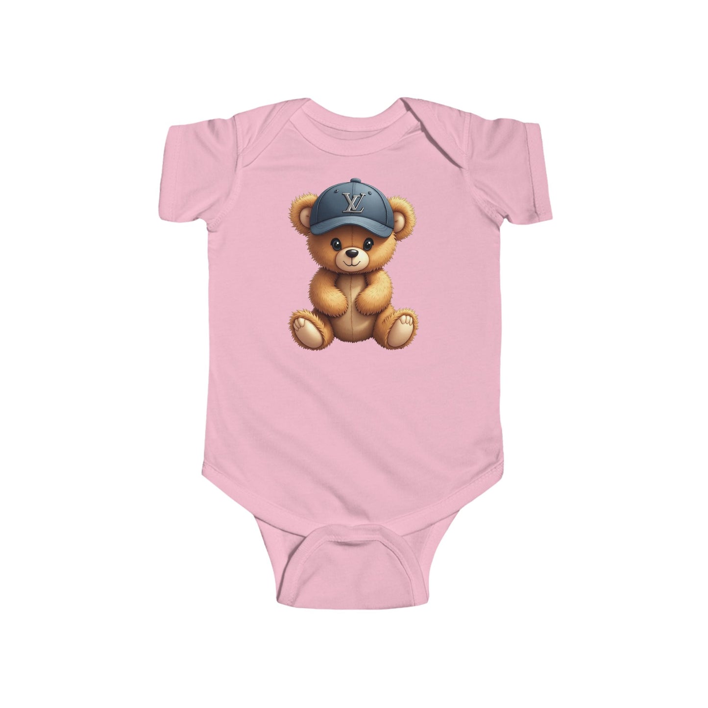 Cute Bear-Printed Infant Bodysuit - Adorable Baby Outfit - JW Store