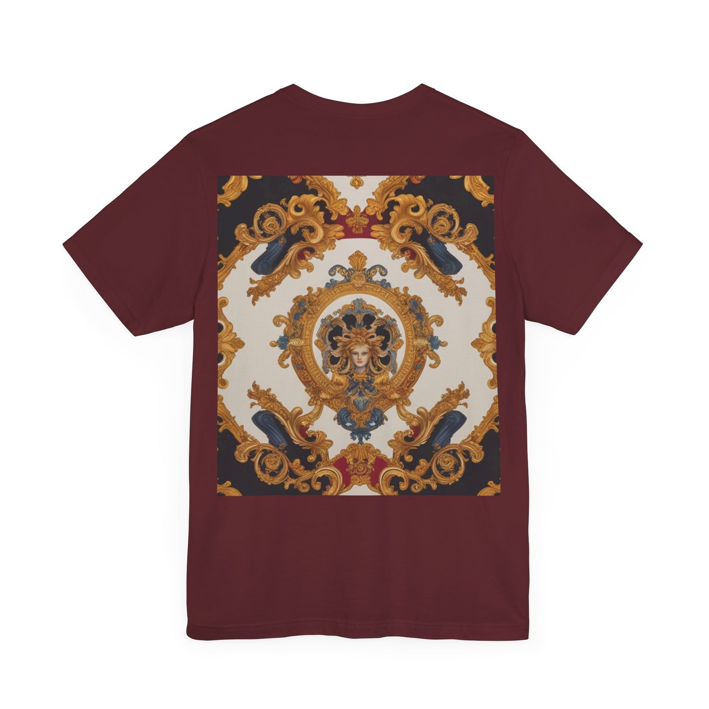 Elegant Baroque Style Graphic Tee - Unisex Short Sleeve T-Shirt - JW Store