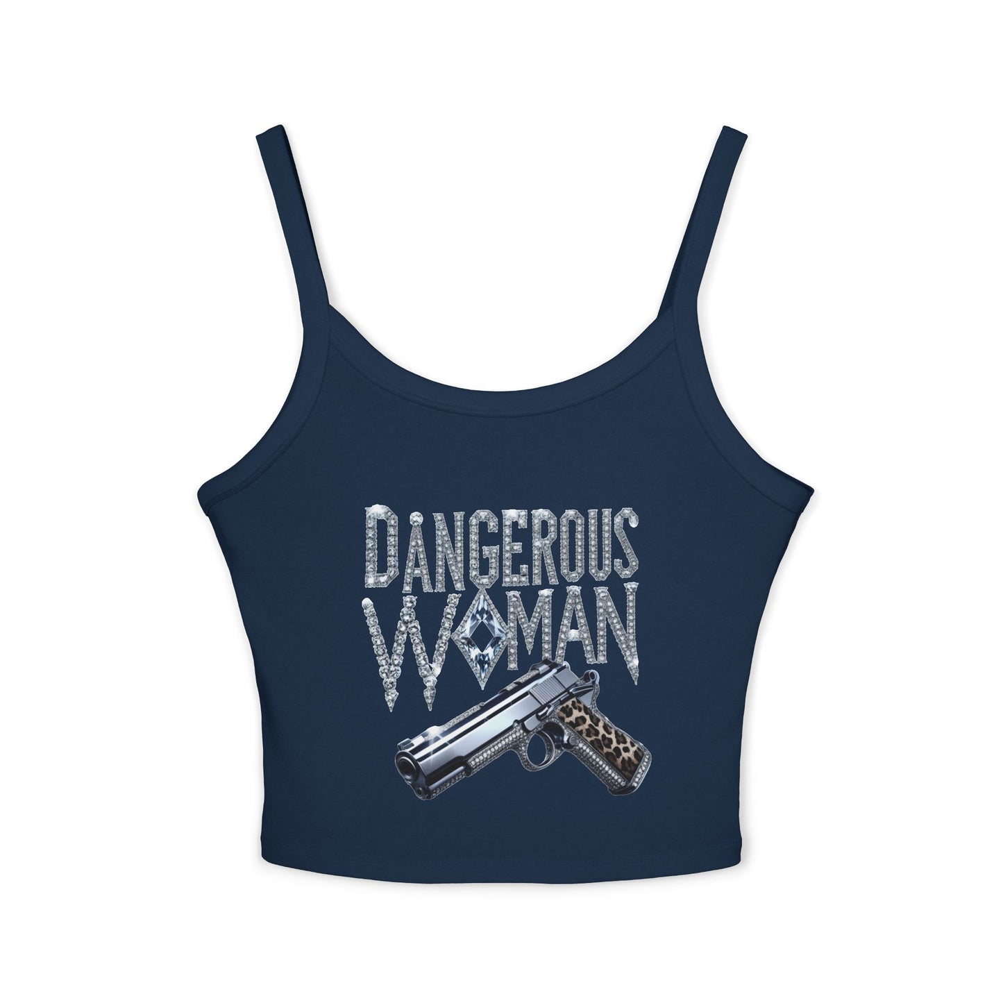 Dangerous Woman Graphic Spaghetti Strap Tank Top - JW Store