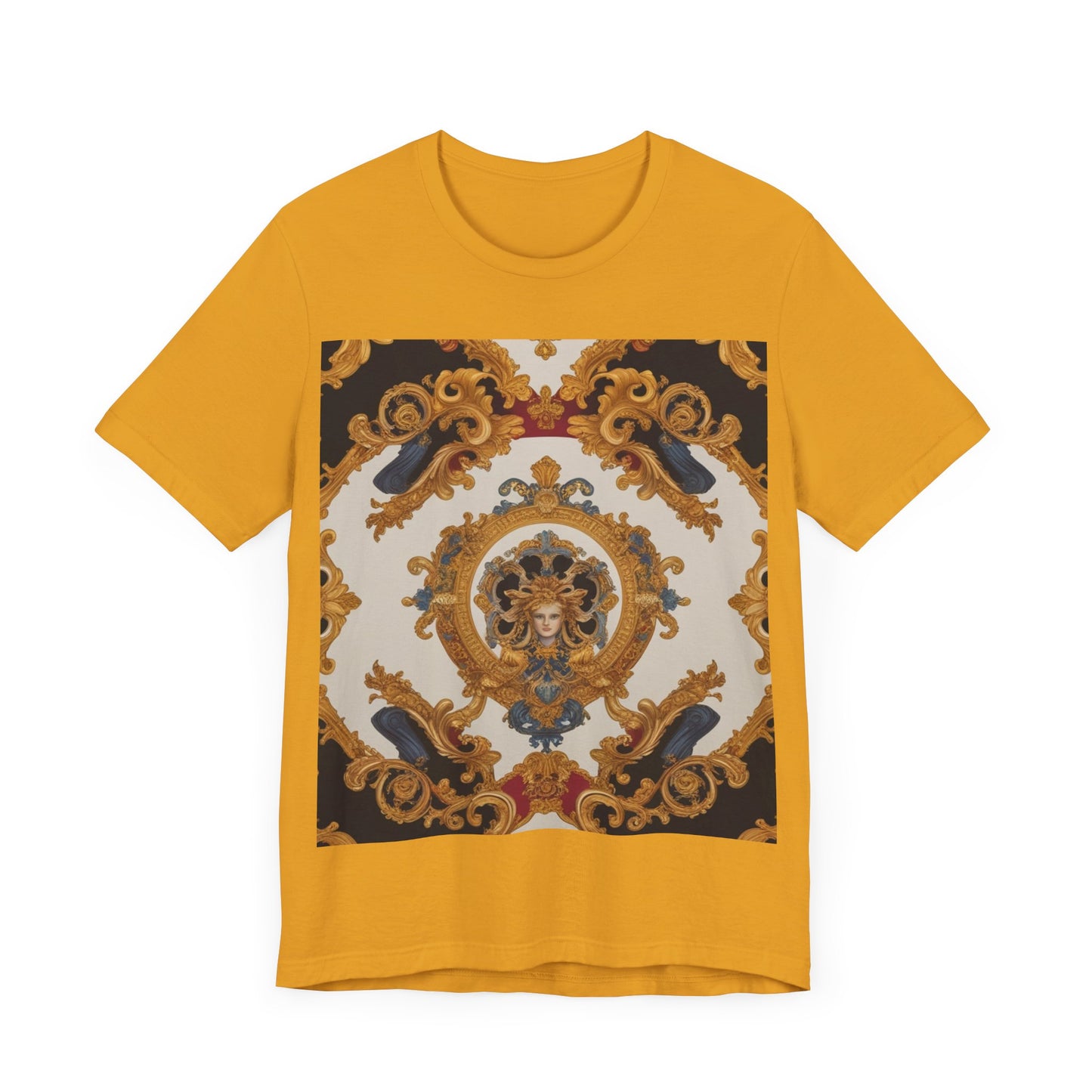 Elegant Baroque Style Graphic Tee - Unisex Short Sleeve T-Shirt - JW Store