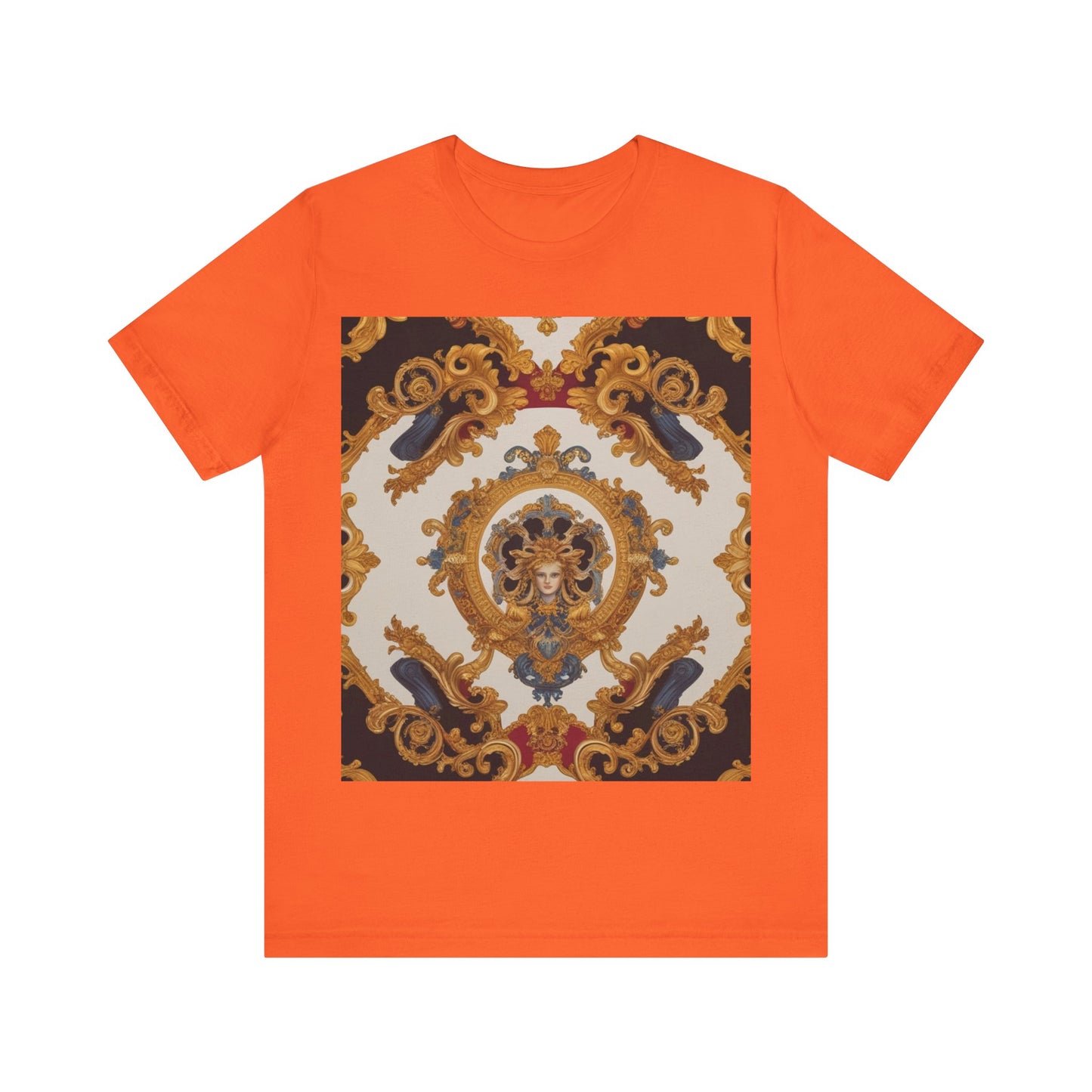 Elegant Baroque Style Graphic Tee - Unisex Short Sleeve T-Shirt - JW Store