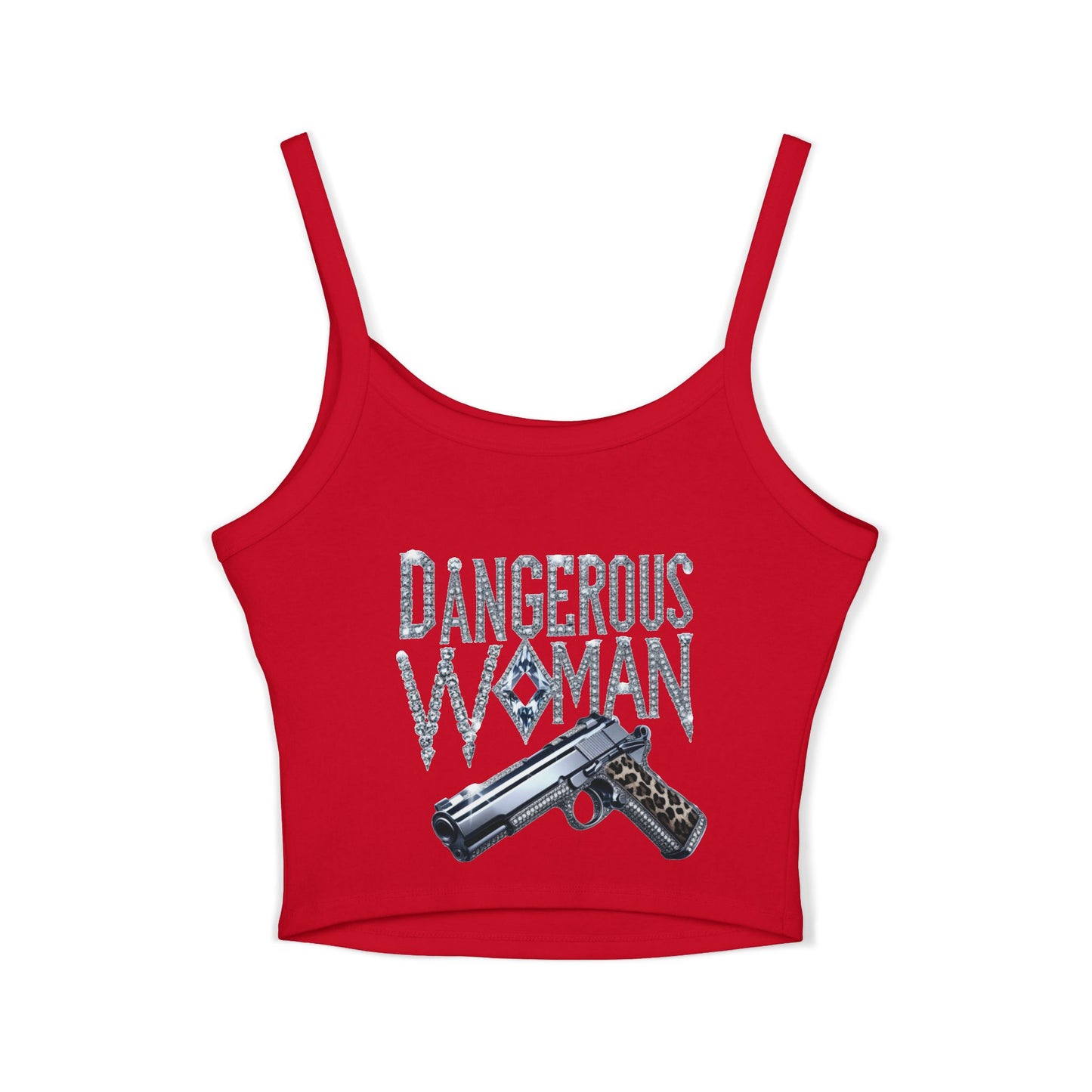 Dangerous Woman Graphic Spaghetti Strap Tank Top - JW Store