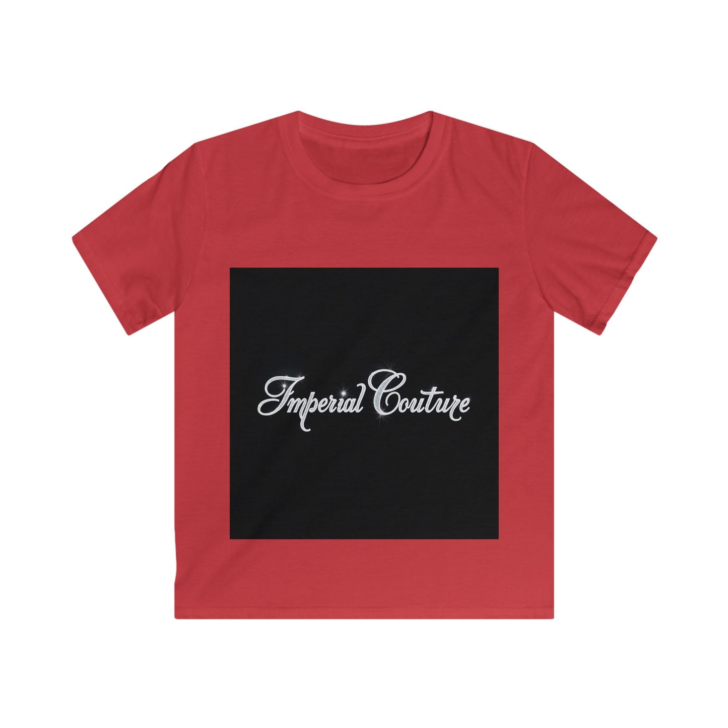 Kids Softstyle Tee - Stylish Imperial Couture Design for Young Fashionistas