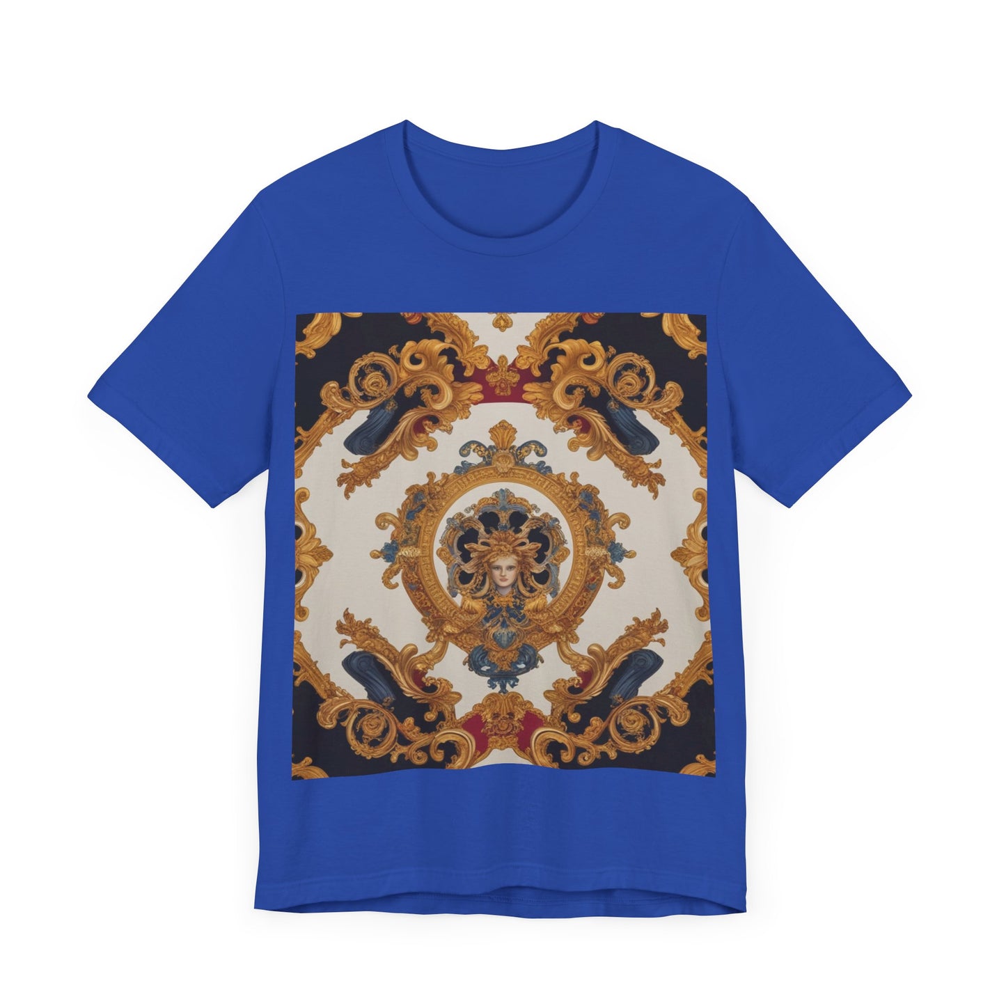 Elegant Baroque Style Graphic Tee - Unisex Short Sleeve T-Shirt - JW Store