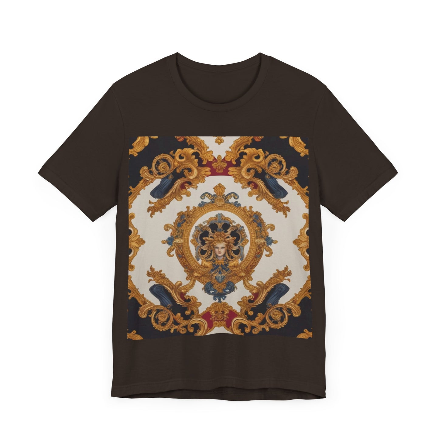 Elegant Baroque Style Graphic Tee - Unisex Short Sleeve T-Shirt - JW Store