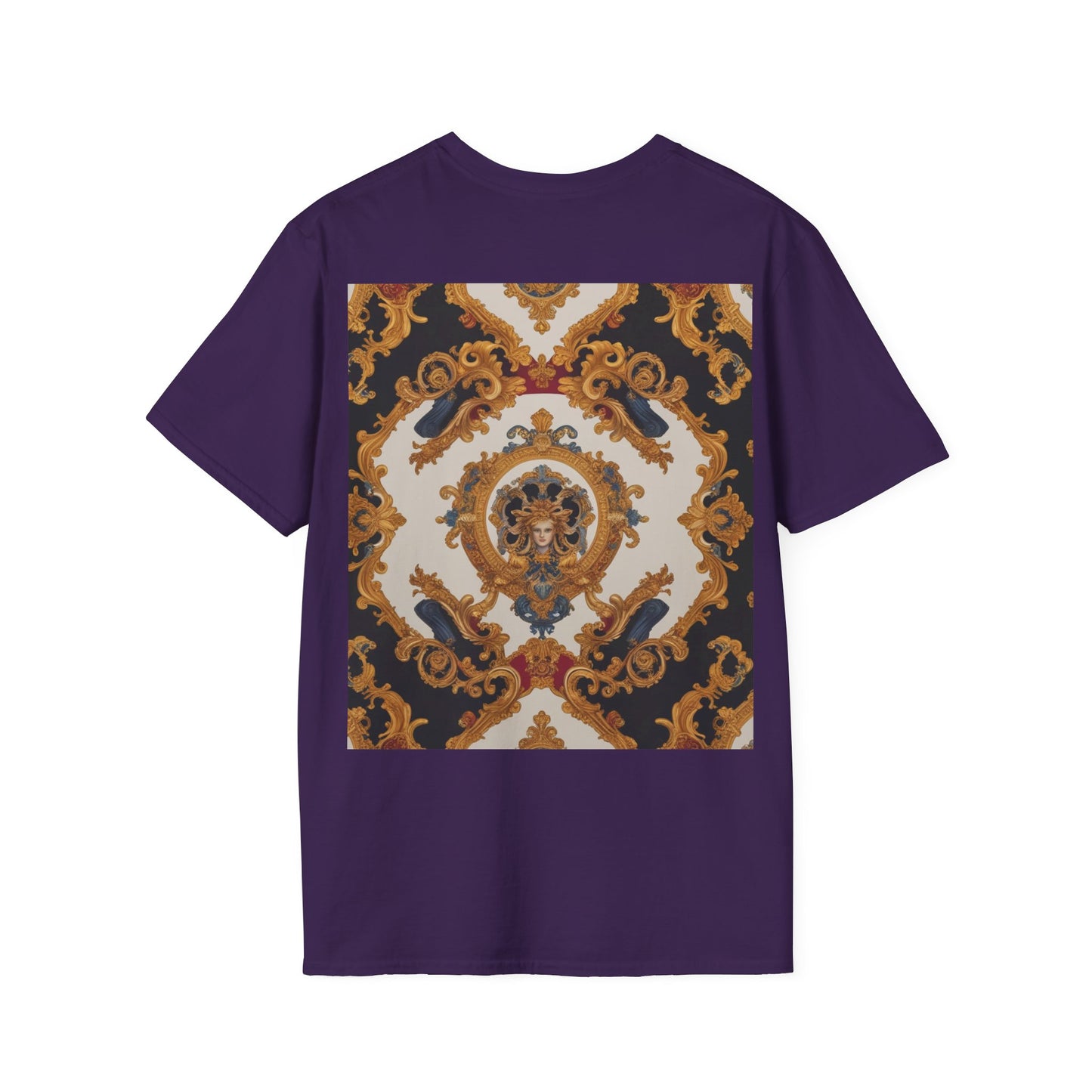 Elegant Vintage Print Unisex Softstyle T-Shirt - JW Store