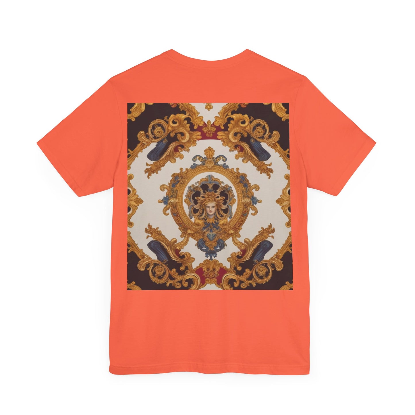 Elegant Baroque Style Graphic Tee - Unisex Short Sleeve T-Shirt - JW Store