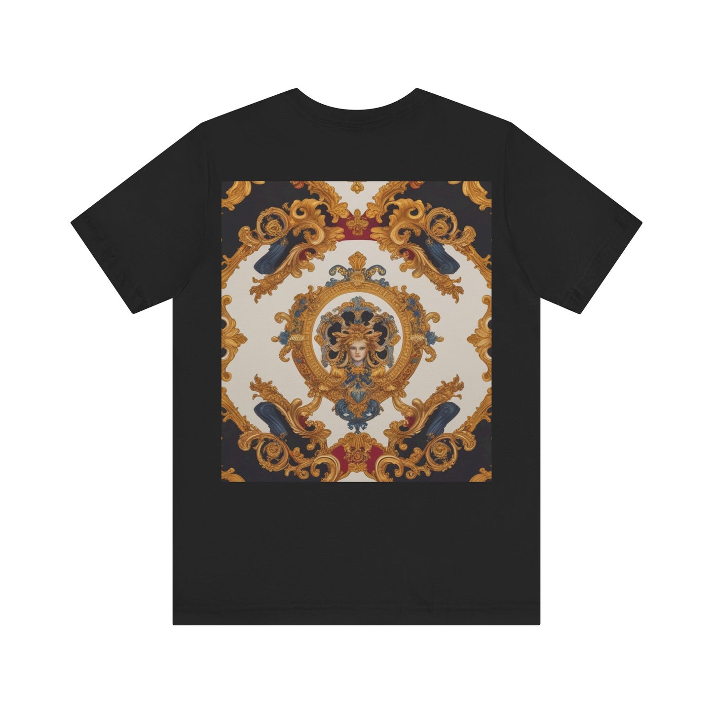 Elegant Baroque Style Graphic Tee - Unisex Short Sleeve T-Shirt - JW Store