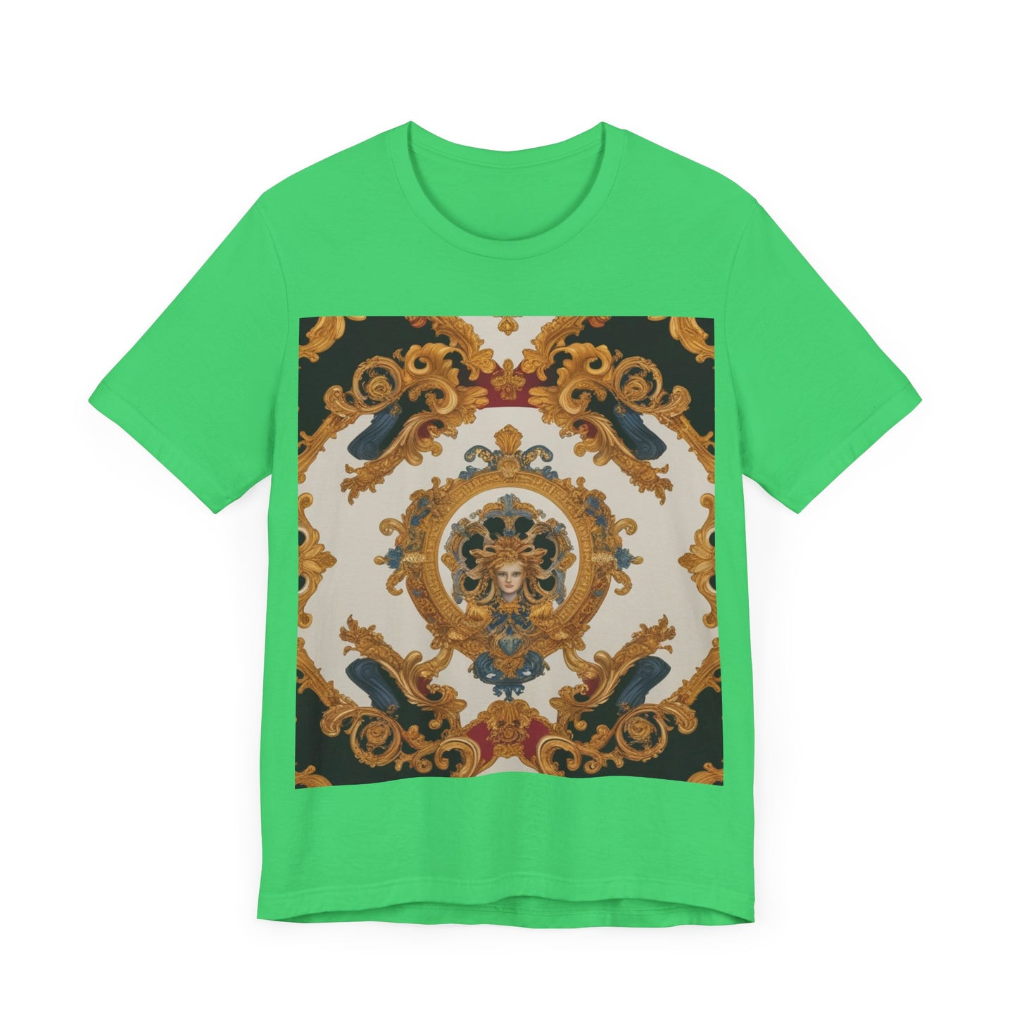 Elegant Baroque Style Graphic Tee - Unisex Short Sleeve T-Shirt - JW Store