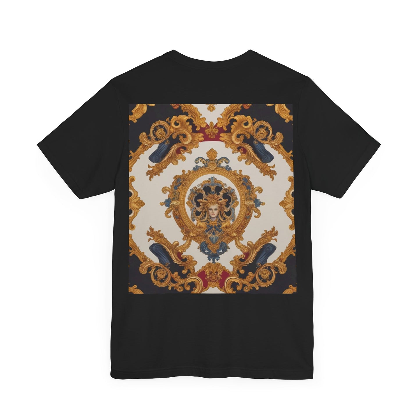 Elegant Baroque Style Graphic Tee - Unisex Short Sleeve T-Shirt - JW Store