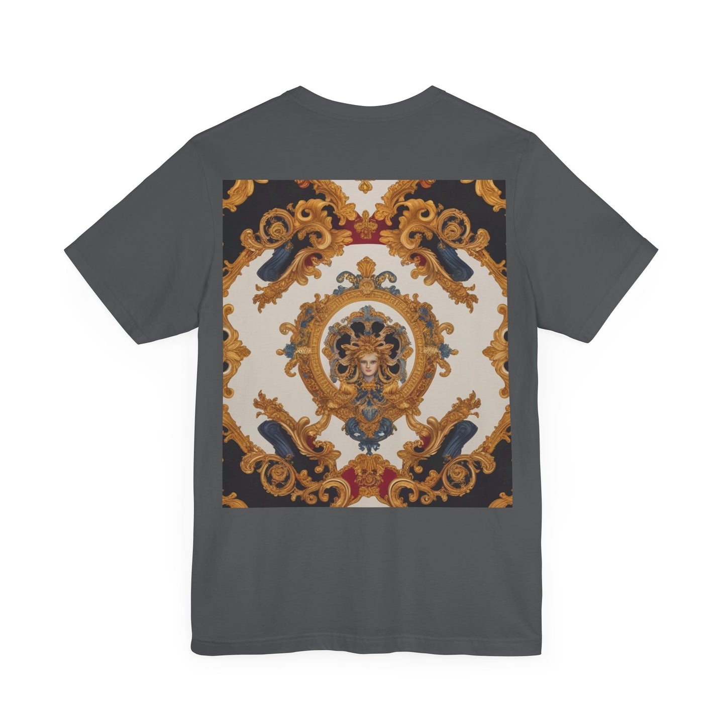Elegant Baroque Style Graphic Tee - Unisex Short Sleeve T-Shirt - JW Store