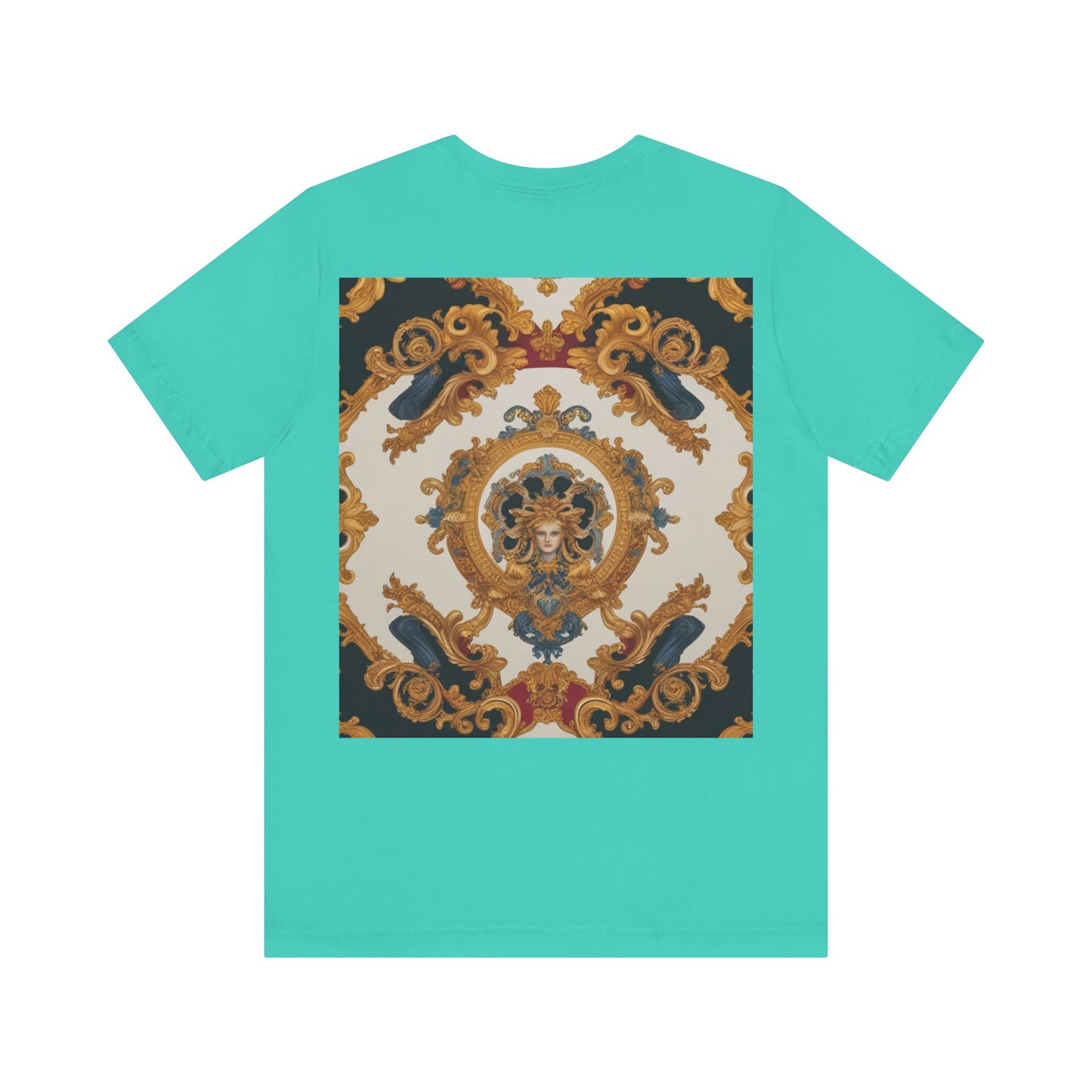Elegant Baroque Style Graphic Tee - Unisex Short Sleeve T-Shirt - JW Store