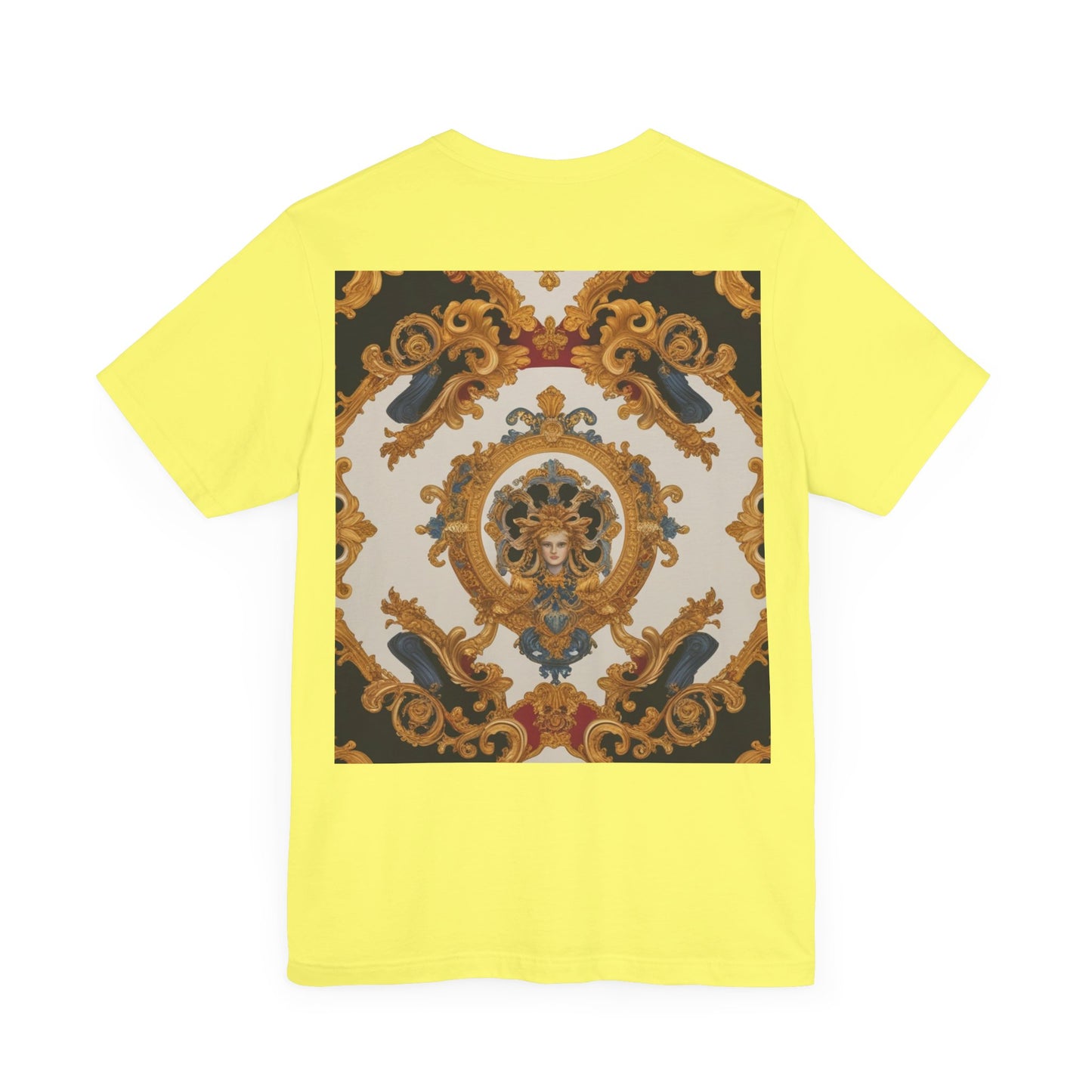 Elegant Baroque Style Graphic Tee - Unisex Short Sleeve T-Shirt - JW Store
