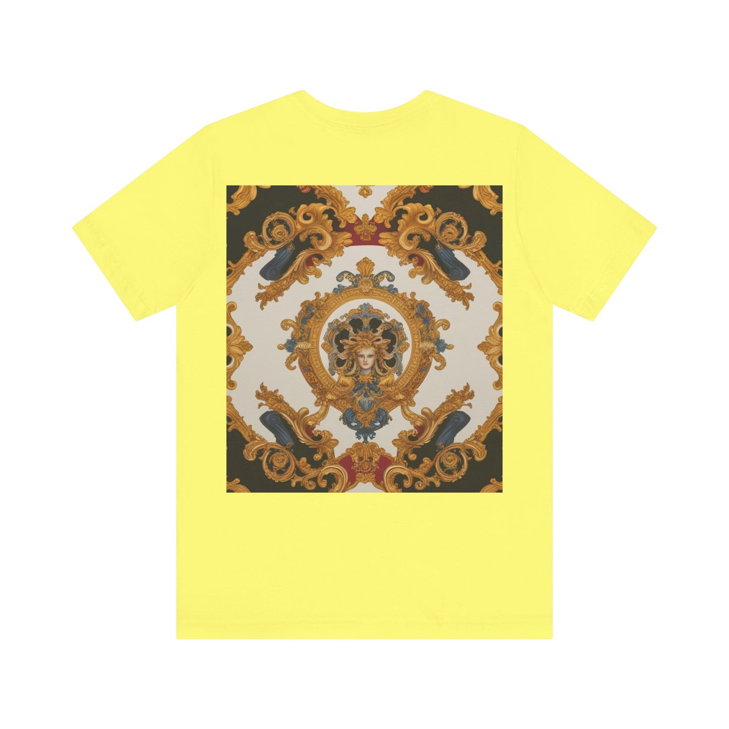 Elegant Baroque Style Graphic Tee - Unisex Short Sleeve T-Shirt - JW Store