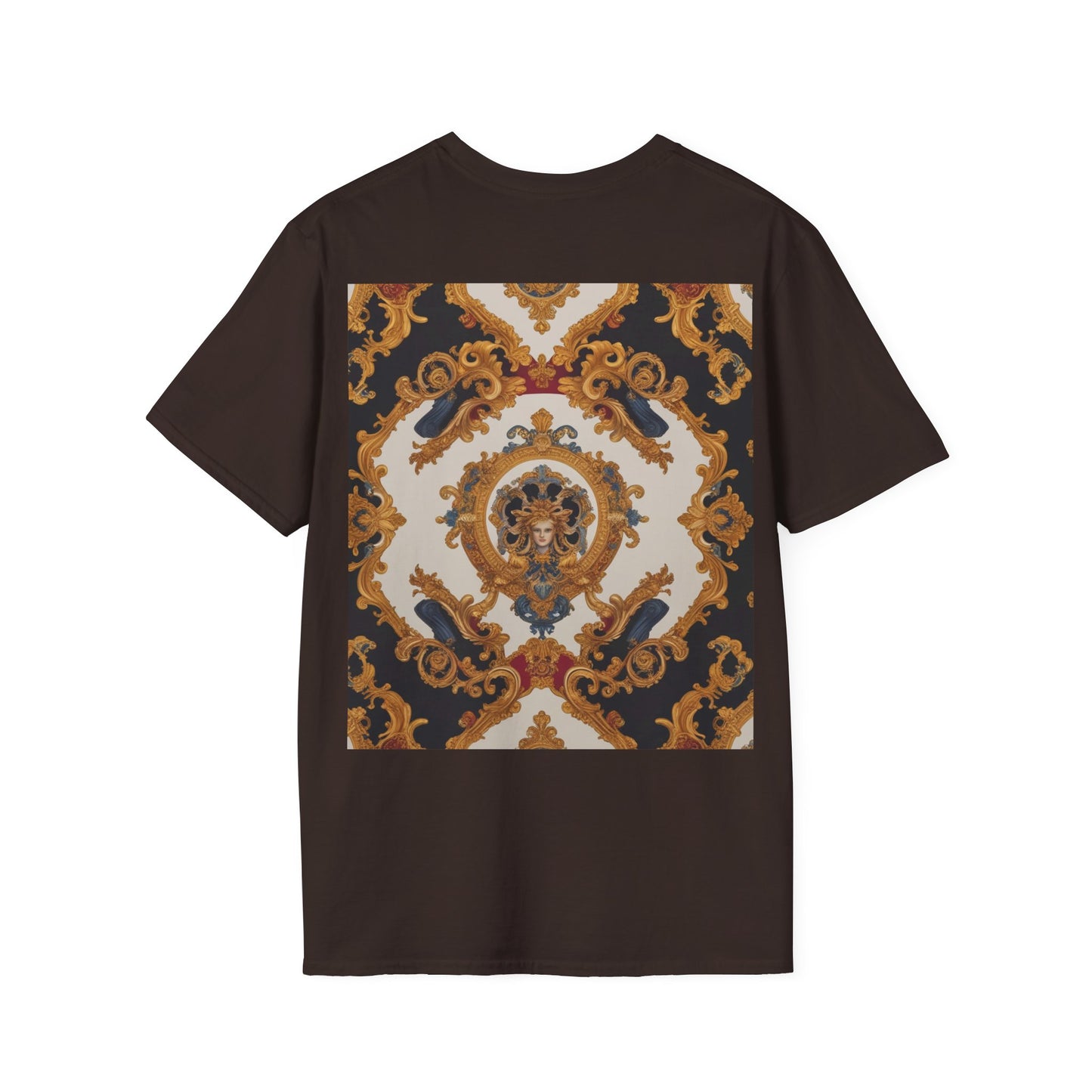 Elegant Vintage Print Unisex Softstyle T-Shirt - JW Store