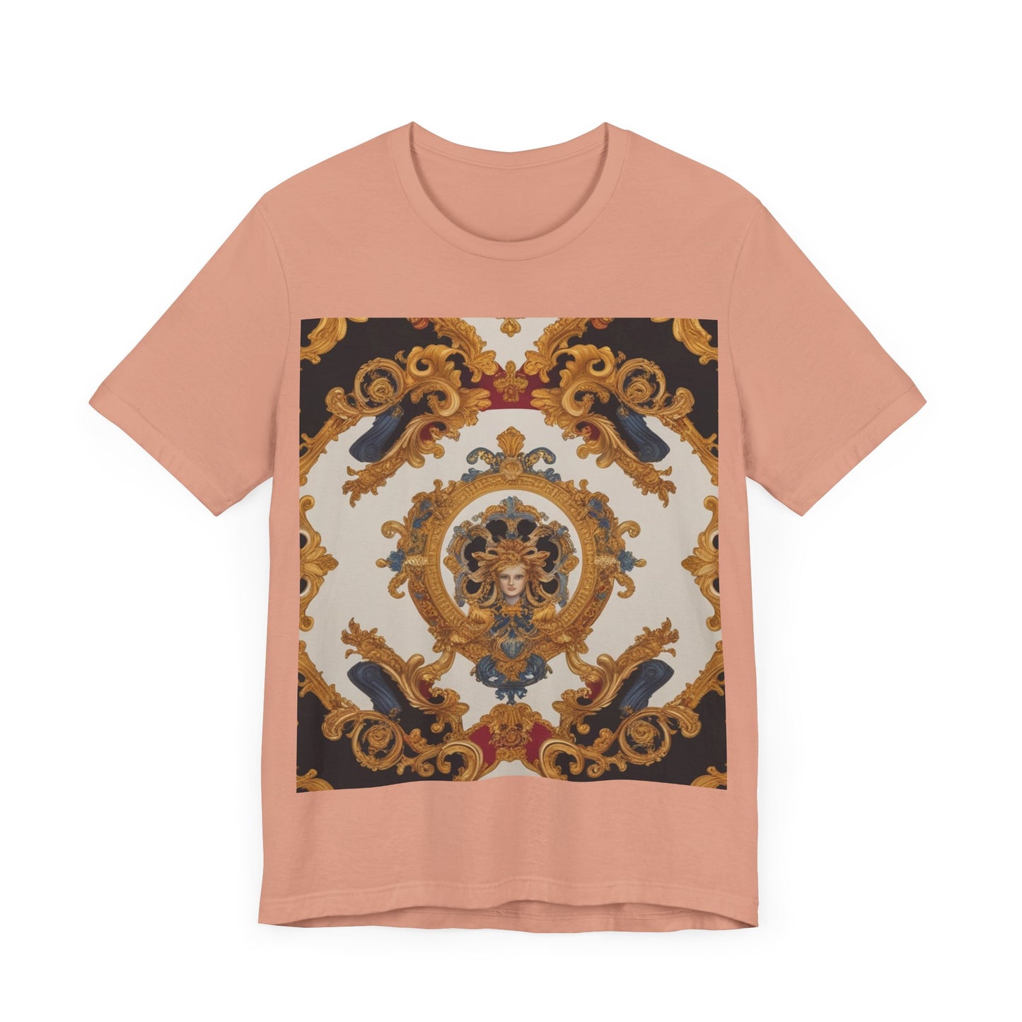 Elegant Baroque Style Graphic Tee - Unisex Short Sleeve T-Shirt - JW Store