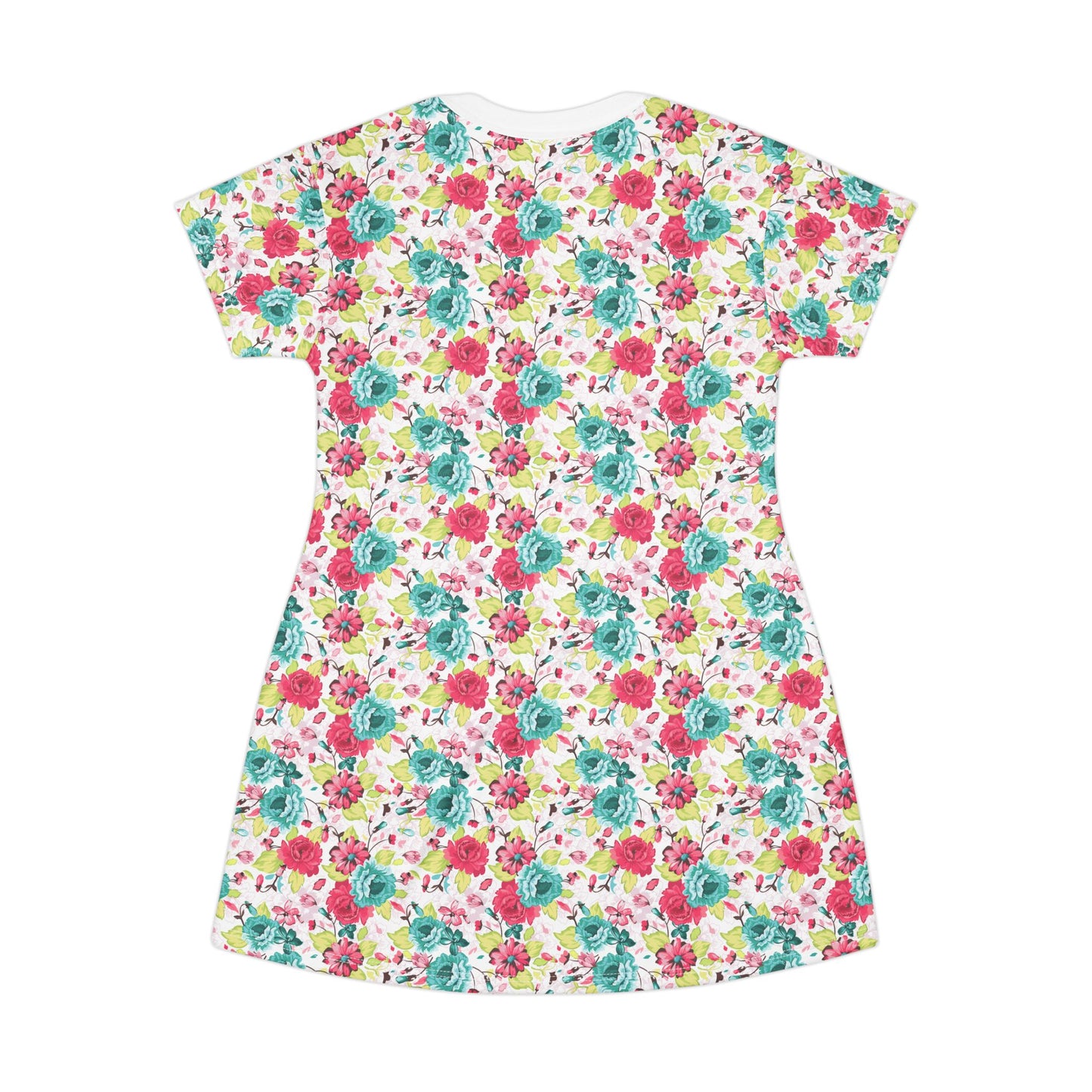 Floral T-Shirt Dress - Casual Summer Style for Women