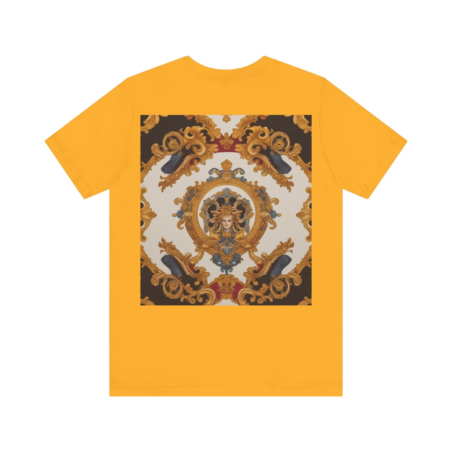 Elegant Baroque Style Graphic Tee - Unisex Short Sleeve T-Shirt - JW Store