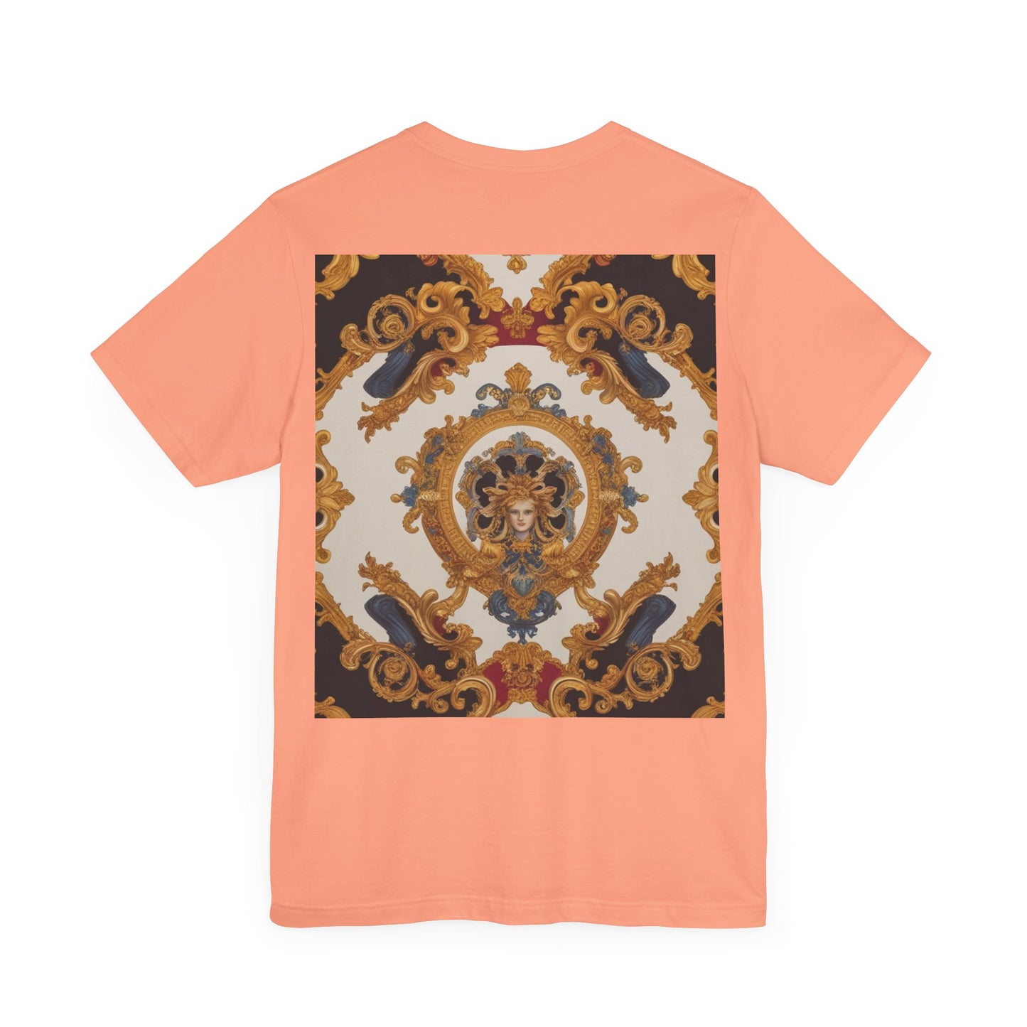 Elegant Baroque Style Graphic Tee - Unisex Short Sleeve T-Shirt - JW Store