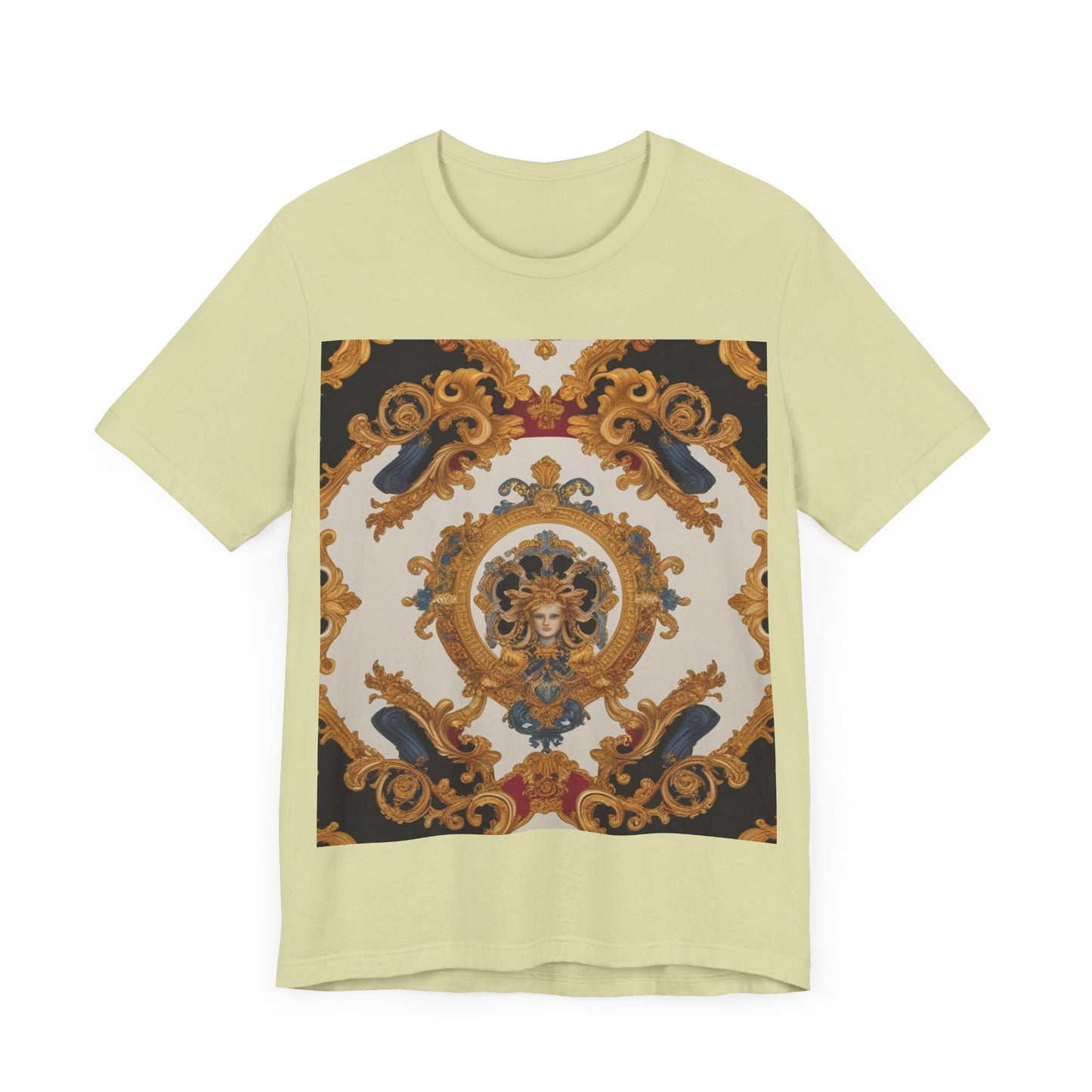Elegant Baroque Style Graphic Tee - Unisex Short Sleeve T-Shirt - JW Store