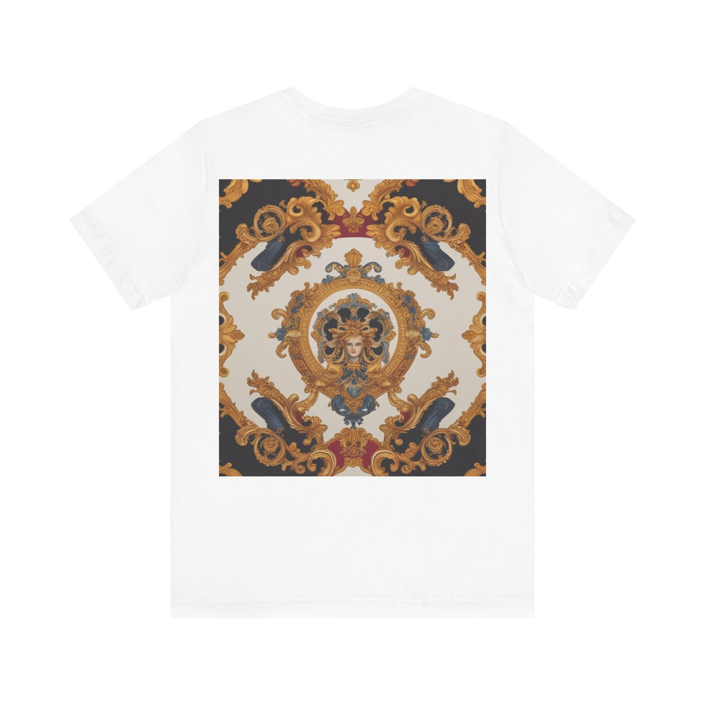 Elegant Baroque Style Graphic Tee - Unisex Short Sleeve T-Shirt - JW Store
