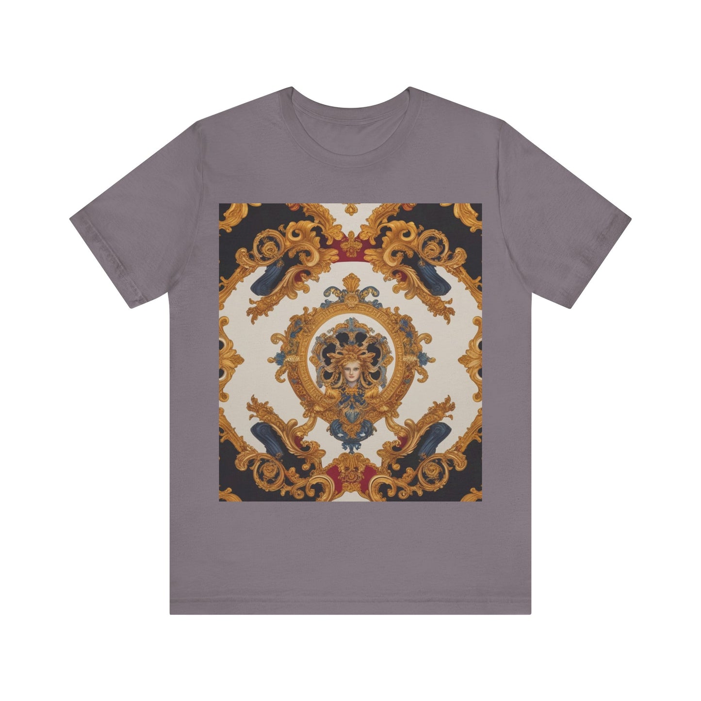 Elegant Baroque Style Graphic Tee - Unisex Short Sleeve T-Shirt - JW Store