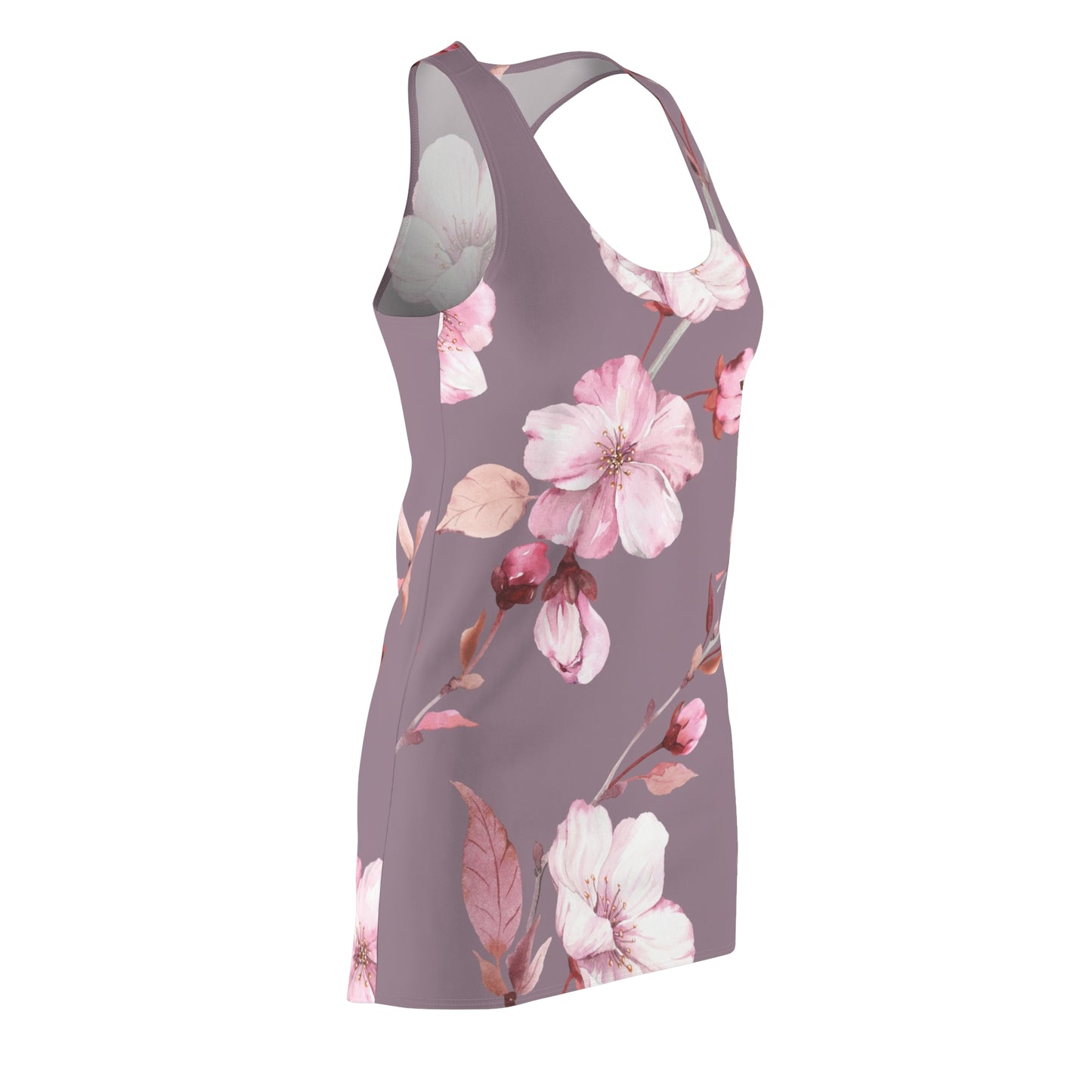 Floral Women's Racerback Dress - Perfect for Spring Celebrations and Everyday Wear