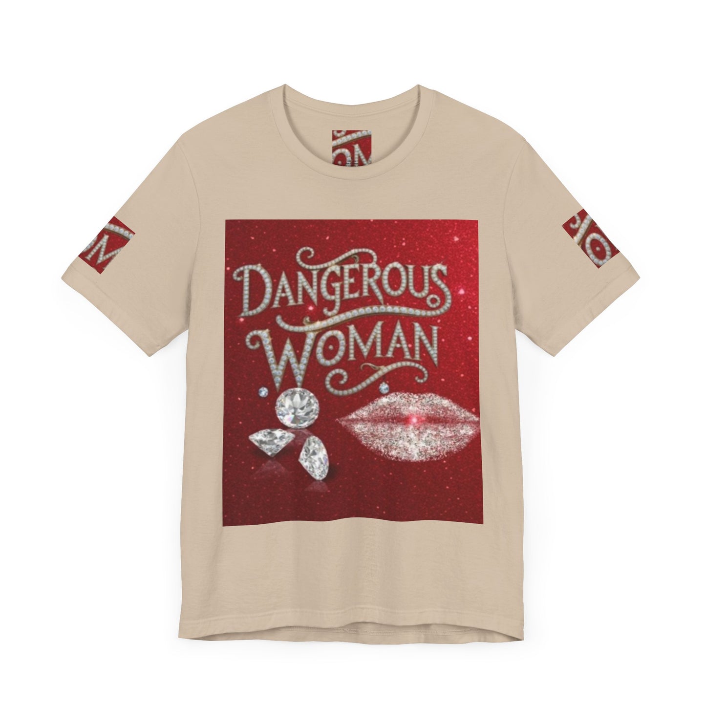 Dangerous Woman Unisex Tee - Sparkling Graphic for Confident Women - JW Store