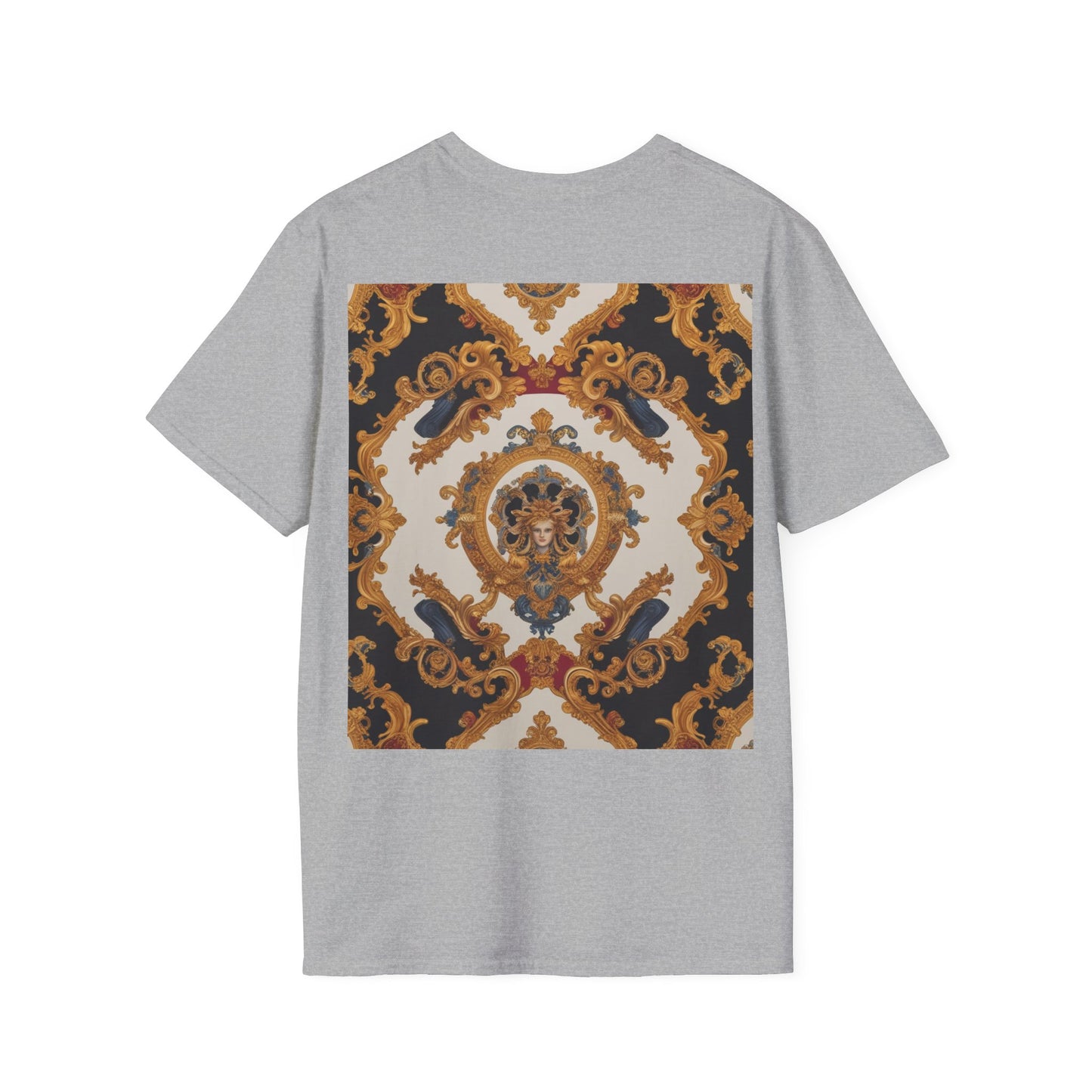 Elegant Vintage Print Unisex Softstyle T-Shirt - JW Store