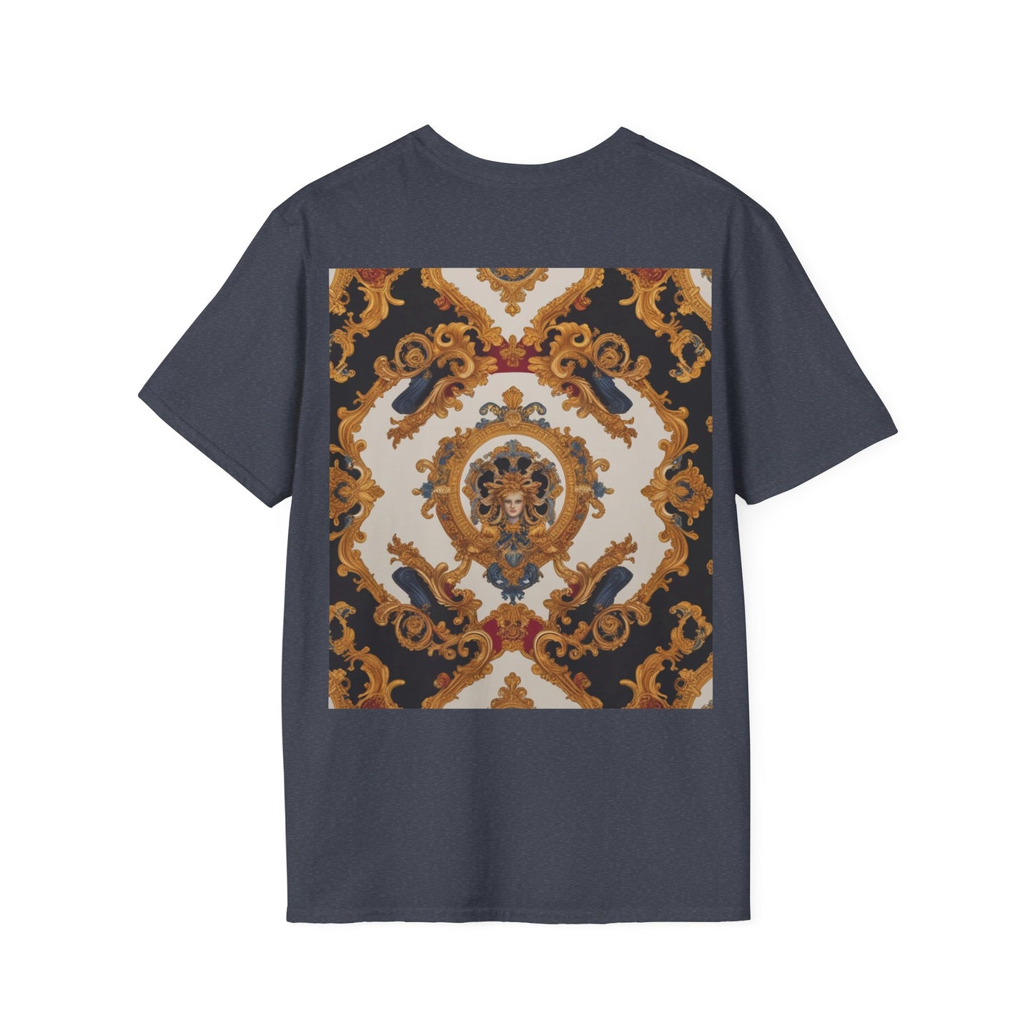 Elegant Vintage Print Unisex Softstyle T-Shirt - JW Store