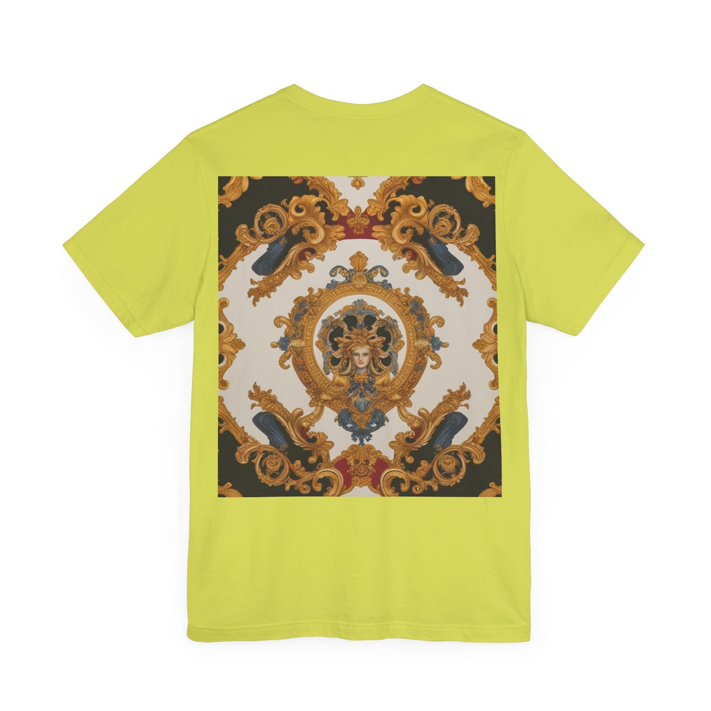 Elegant Baroque Style Graphic Tee - Unisex Short Sleeve T-Shirt - JW Store