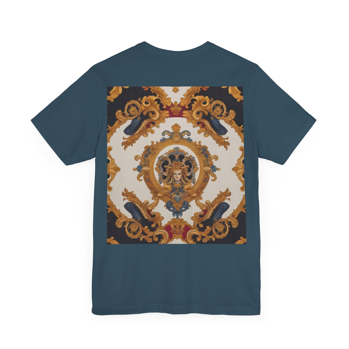 Elegant Baroque Style Graphic Tee - Unisex Short Sleeve T-Shirt - JW Store