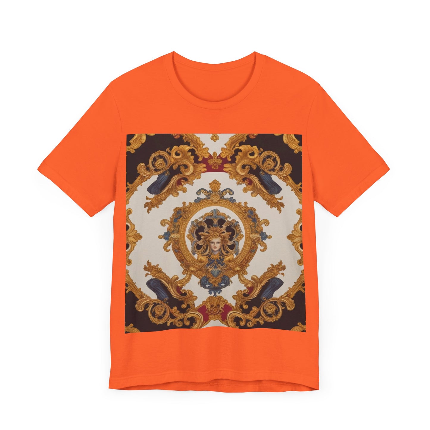 Elegant Baroque Style Graphic Tee - Unisex Short Sleeve T-Shirt - JW Store