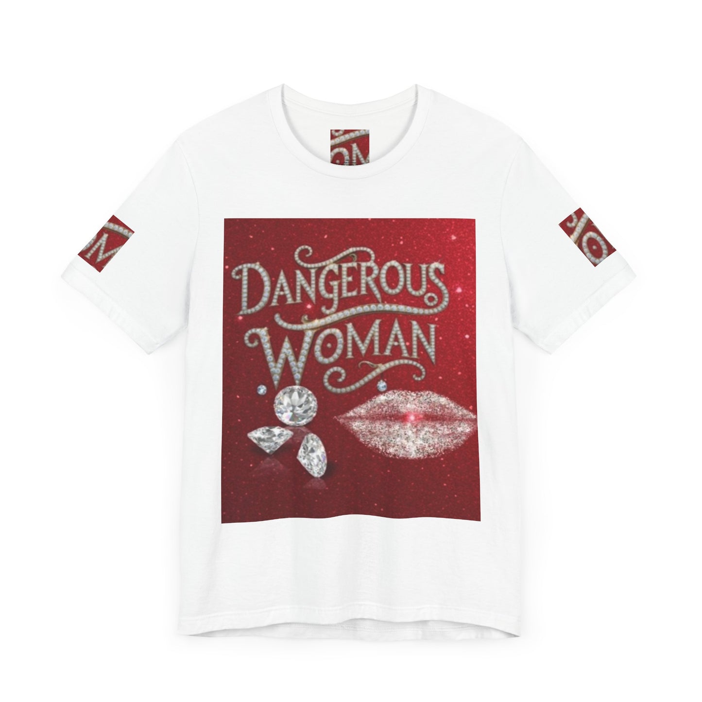Dangerous Woman Unisex Tee - Sparkling Graphic for Confident Women - JW Store