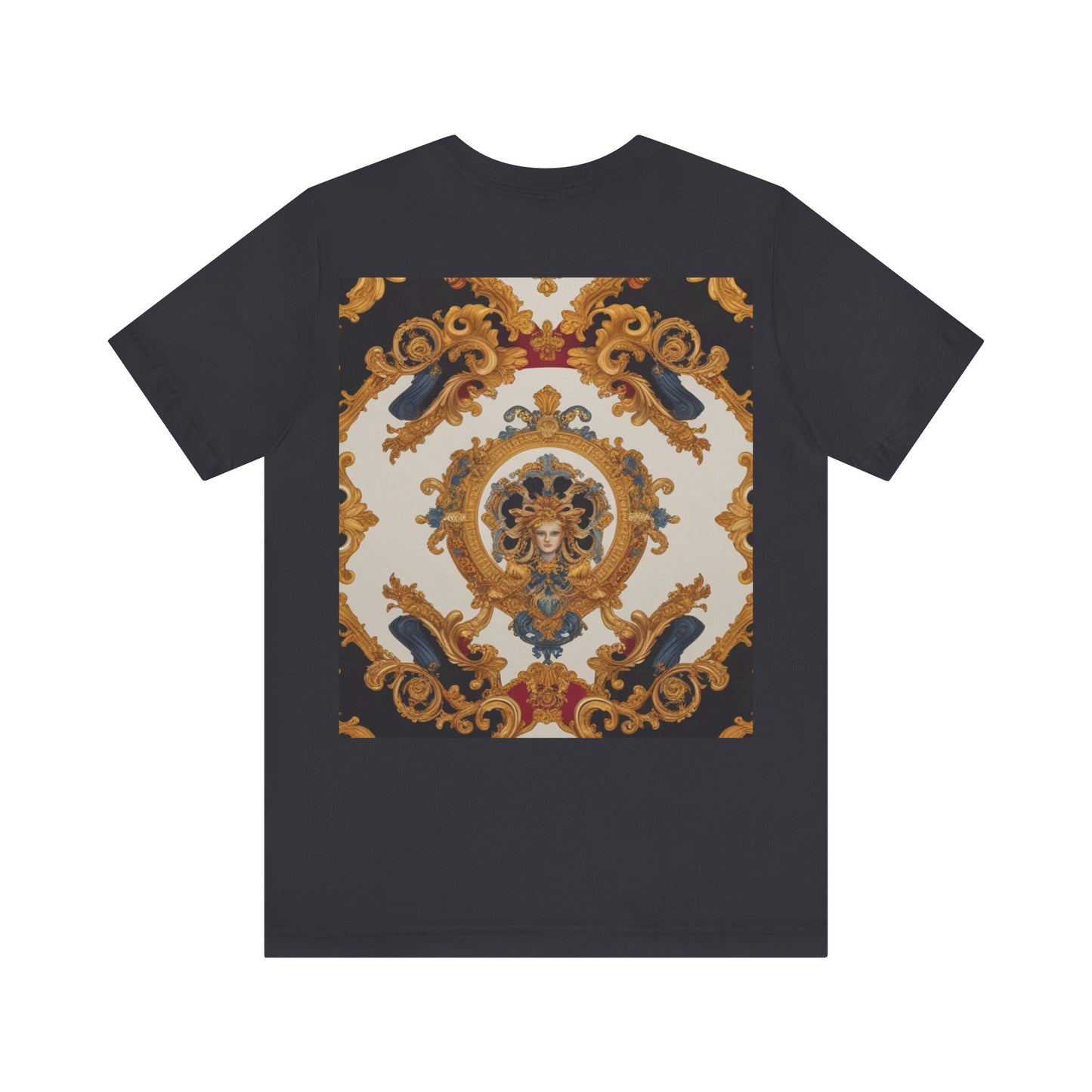 Elegant Baroque Style Graphic Tee - Unisex Short Sleeve T-Shirt - JW Store
