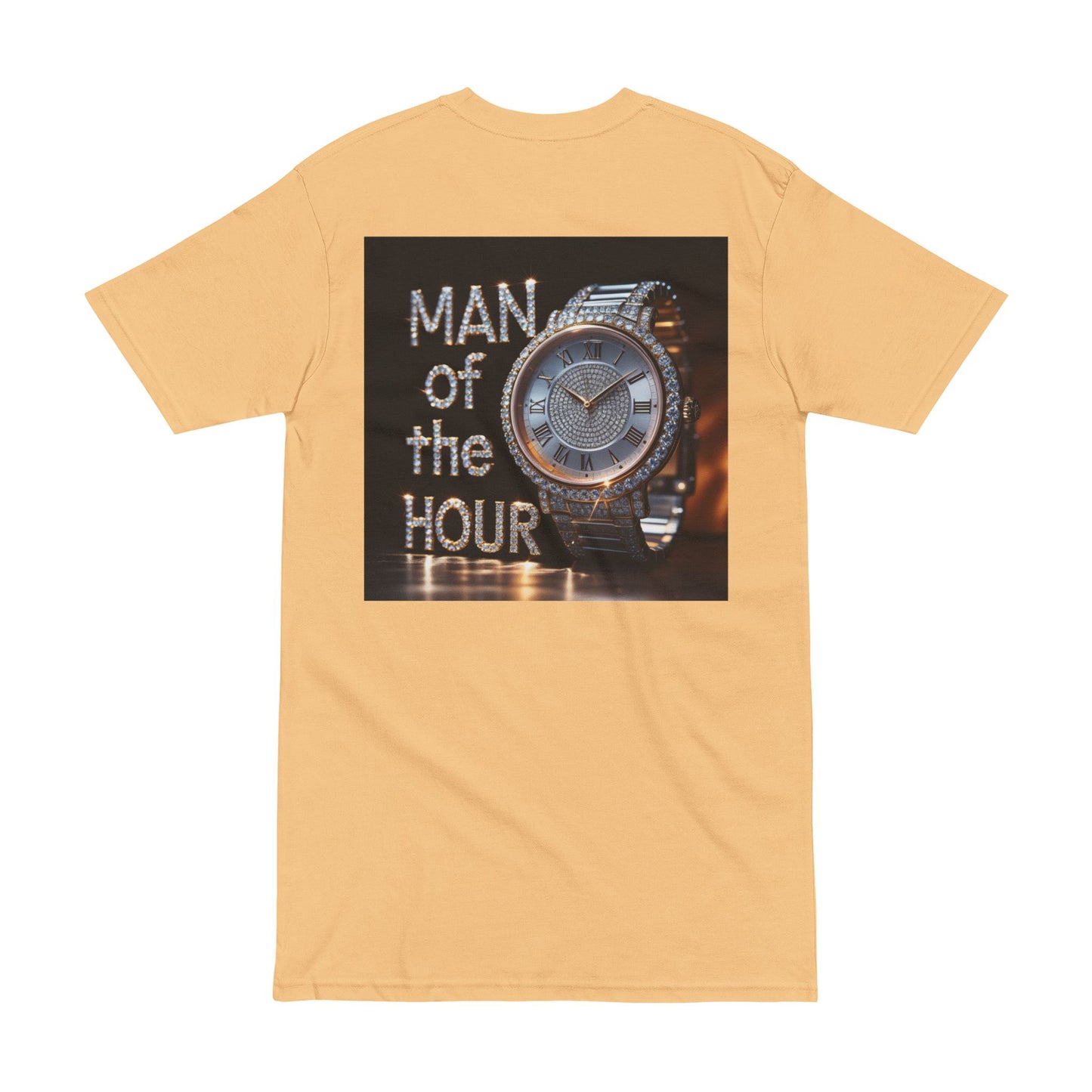 Men's Heavyweight Tee - 'Man of the Hour' Graphic Shirt