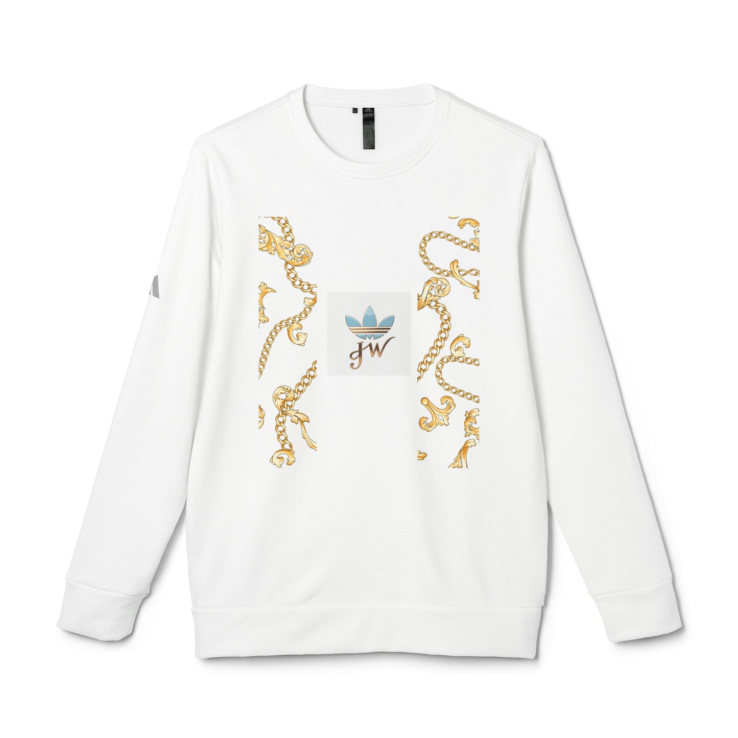 Stylish Unisex Fleece Sweatshirt with Gold Design - JW Store