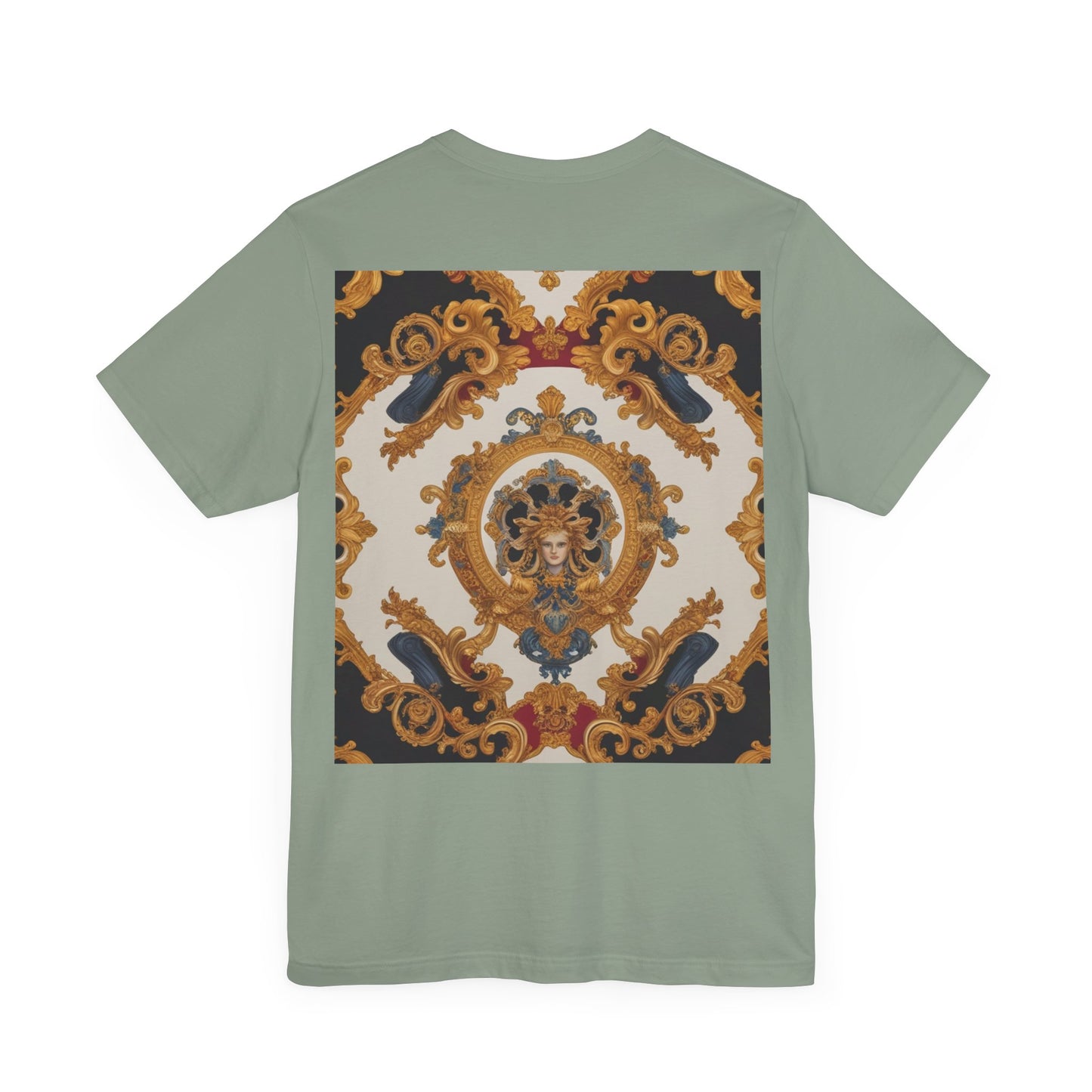 Elegant Baroque Style Graphic Tee - Unisex Short Sleeve T-Shirt - JW Store
