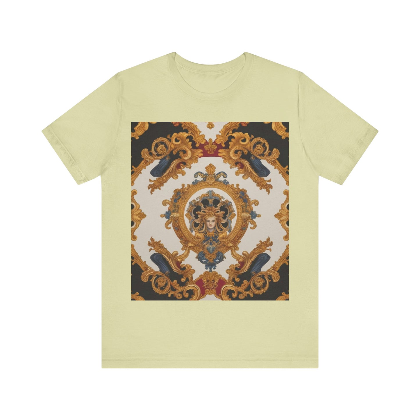 Elegant Baroque Style Graphic Tee - Unisex Short Sleeve T-Shirt - JW Store