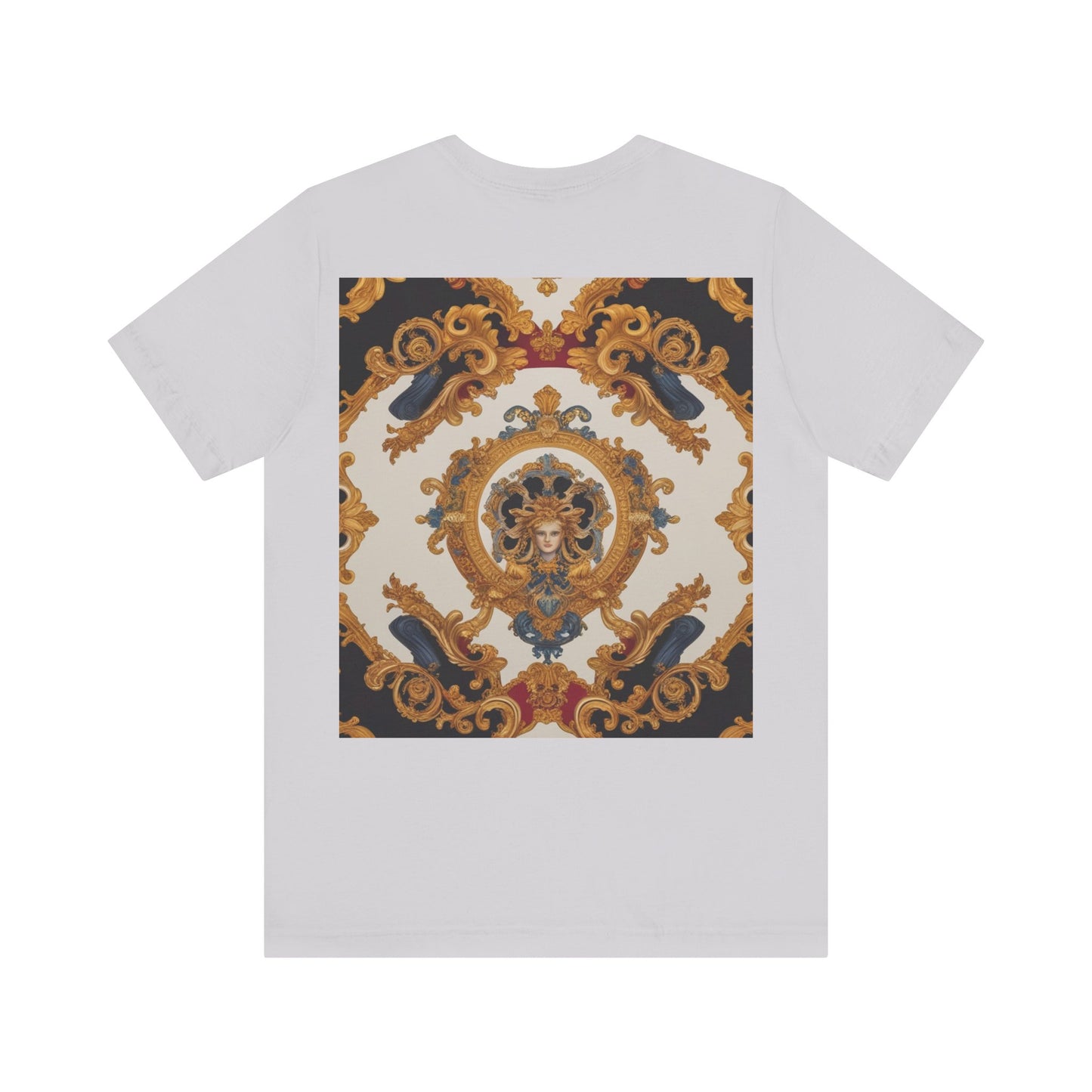 Elegant Baroque Style Graphic Tee - Unisex Short Sleeve T-Shirt - JW Store