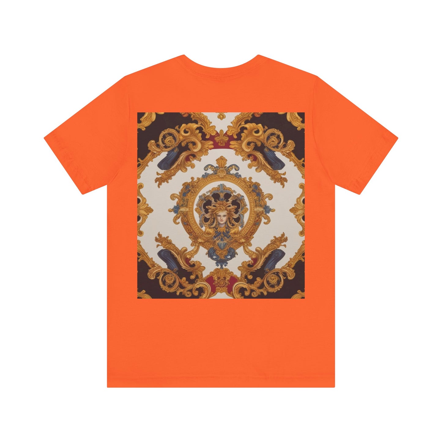 Elegant Baroque Style Graphic Tee - Unisex Short Sleeve T-Shirt - JW Store