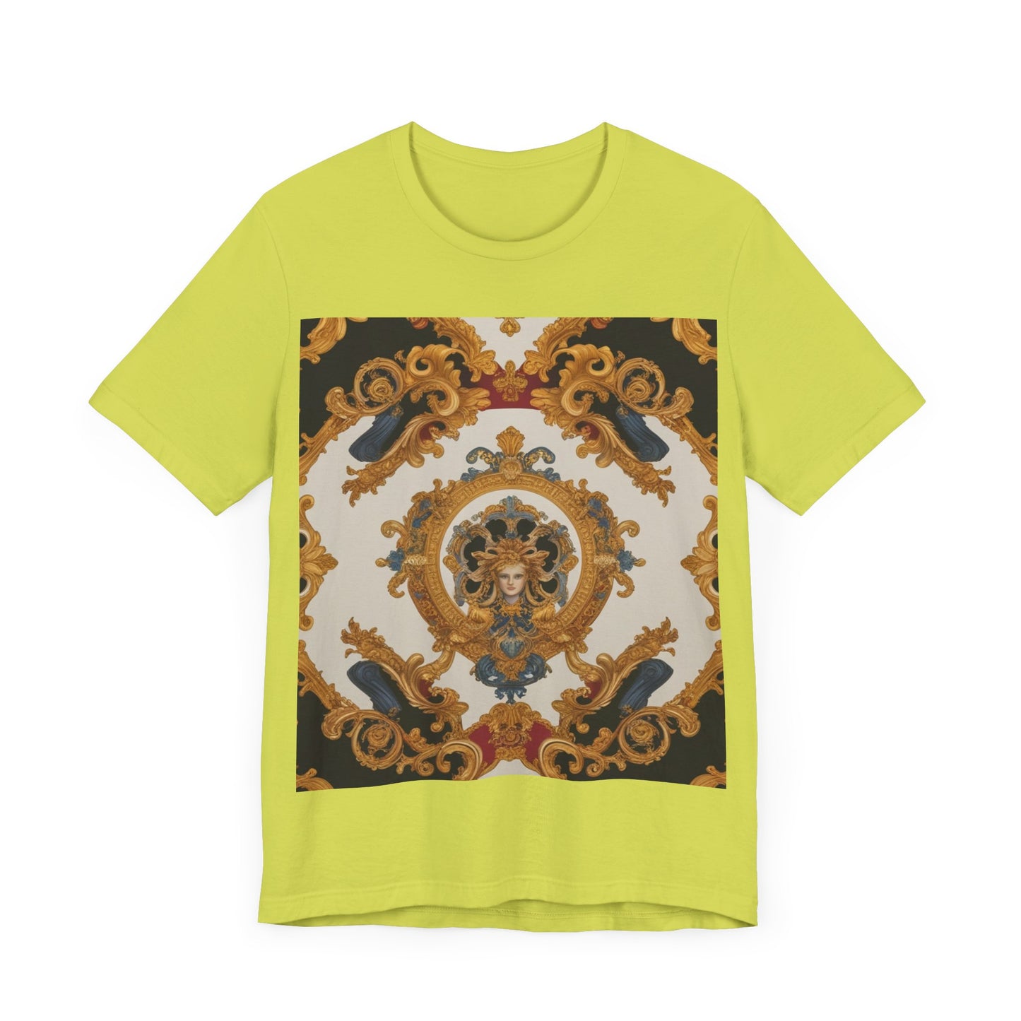Elegant Baroque Style Graphic Tee - Unisex Short Sleeve T-Shirt - JW Store