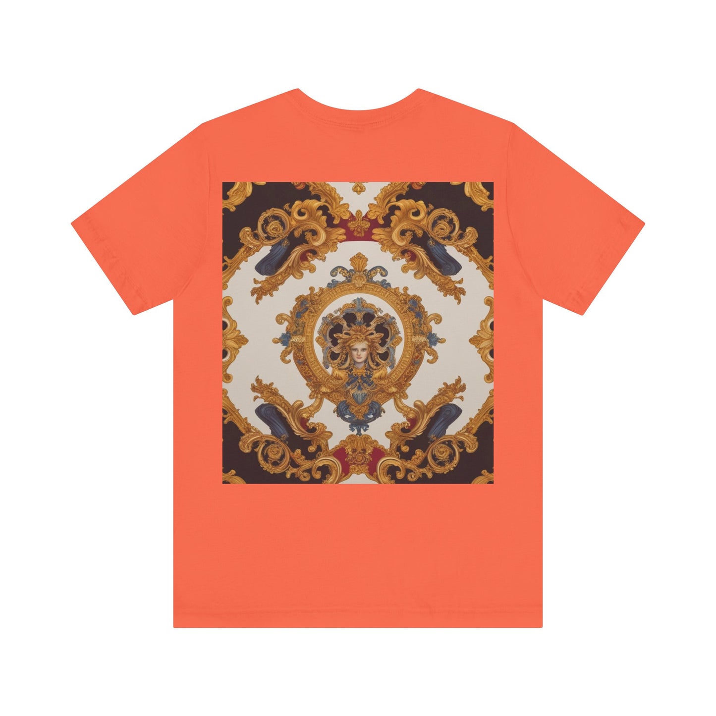 Elegant Baroque Style Graphic Tee - Unisex Short Sleeve T-Shirt - JW Store