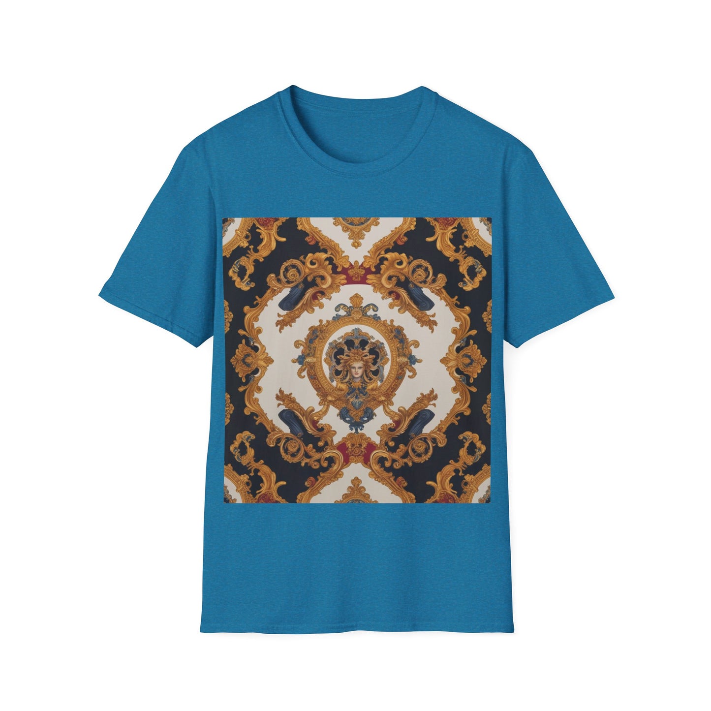 Elegant Vintage Print Unisex Softstyle T-Shirt - JW Store
