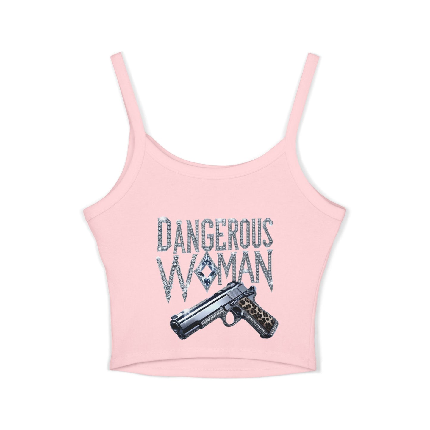 Dangerous Woman Graphic Spaghetti Strap Tank Top - JW Store