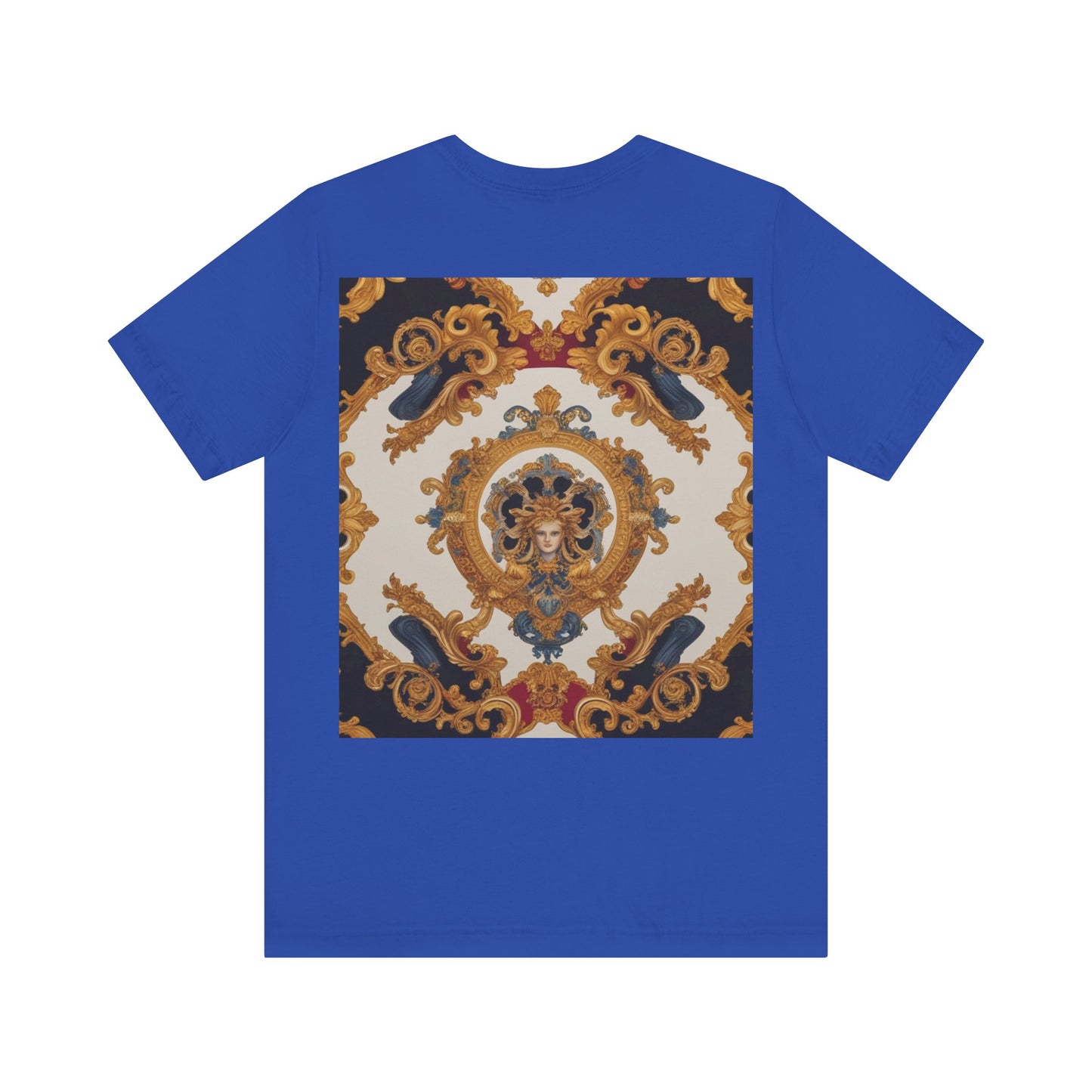 Elegant Baroque Style Graphic Tee - Unisex Short Sleeve T-Shirt - JW Store