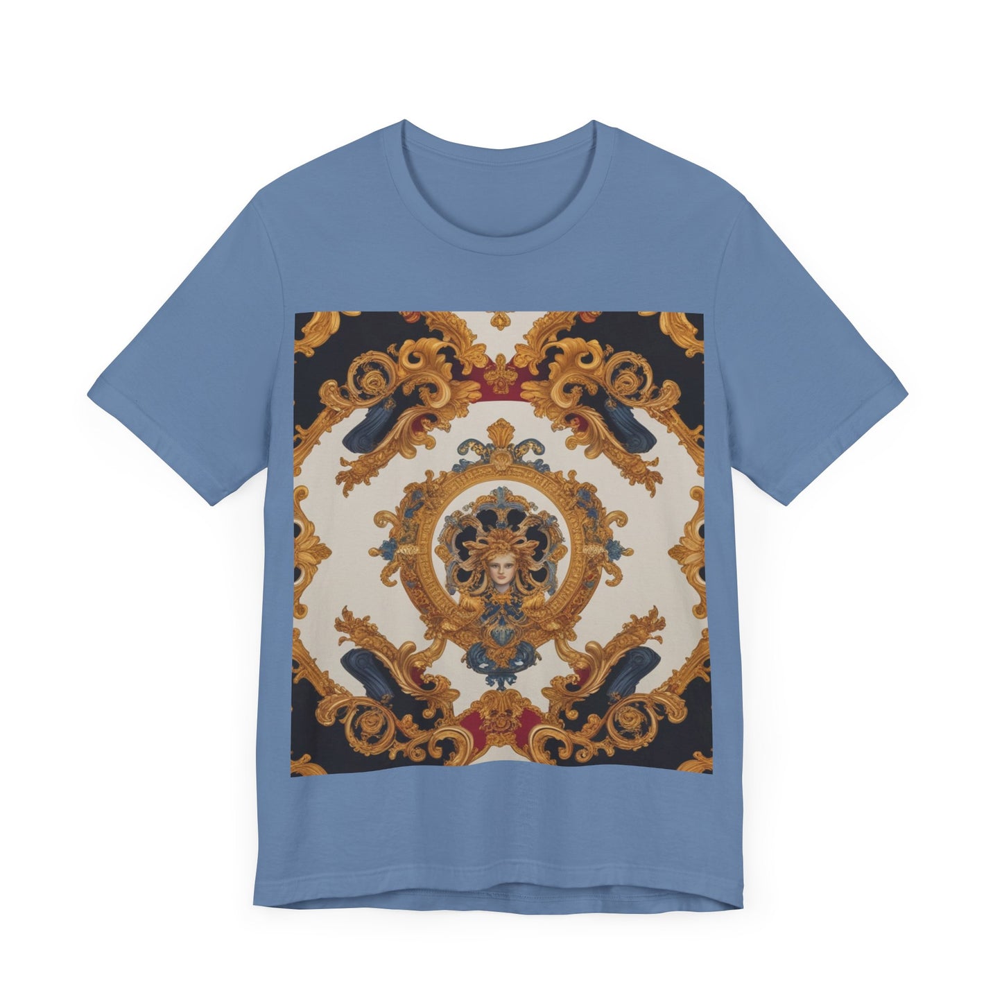 Elegant Baroque Style Graphic Tee - Unisex Short Sleeve T-Shirt - JW Store